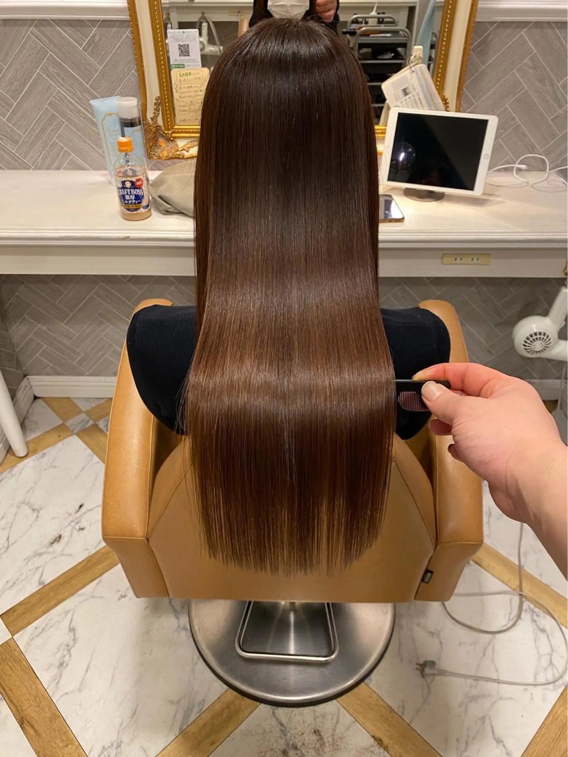 ロング カラー トリートメント 💎巻ける縮毛矯正/ 艶髪💎石渕智也のヘアスタイル