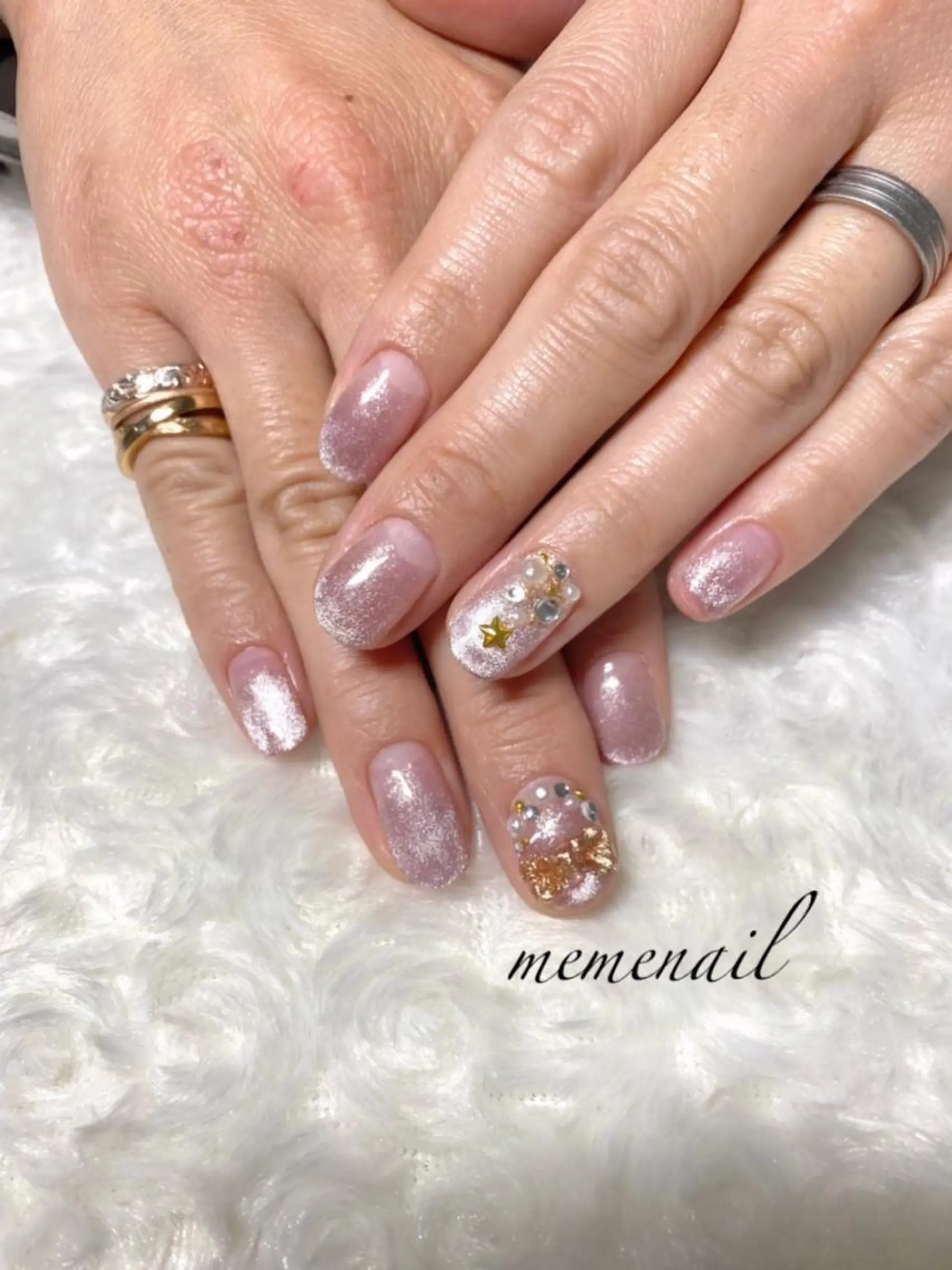 ネイル アートネイル キラキラネイル 冬ネイル クリスマス Noguchi Megumiのその他イメージ