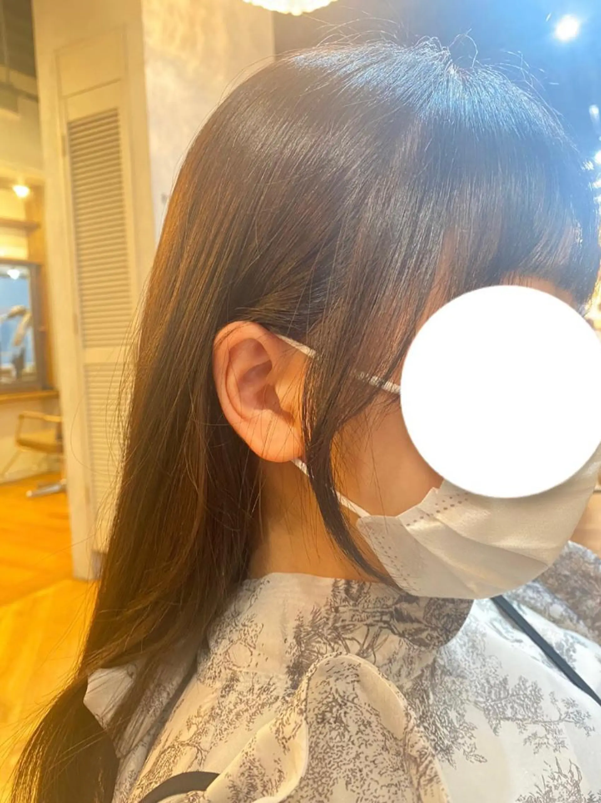 セミロング カラー ヘアアレンジ ママ美容師🧸谷山 潮音/ReFa取扱店のヘアスタイル