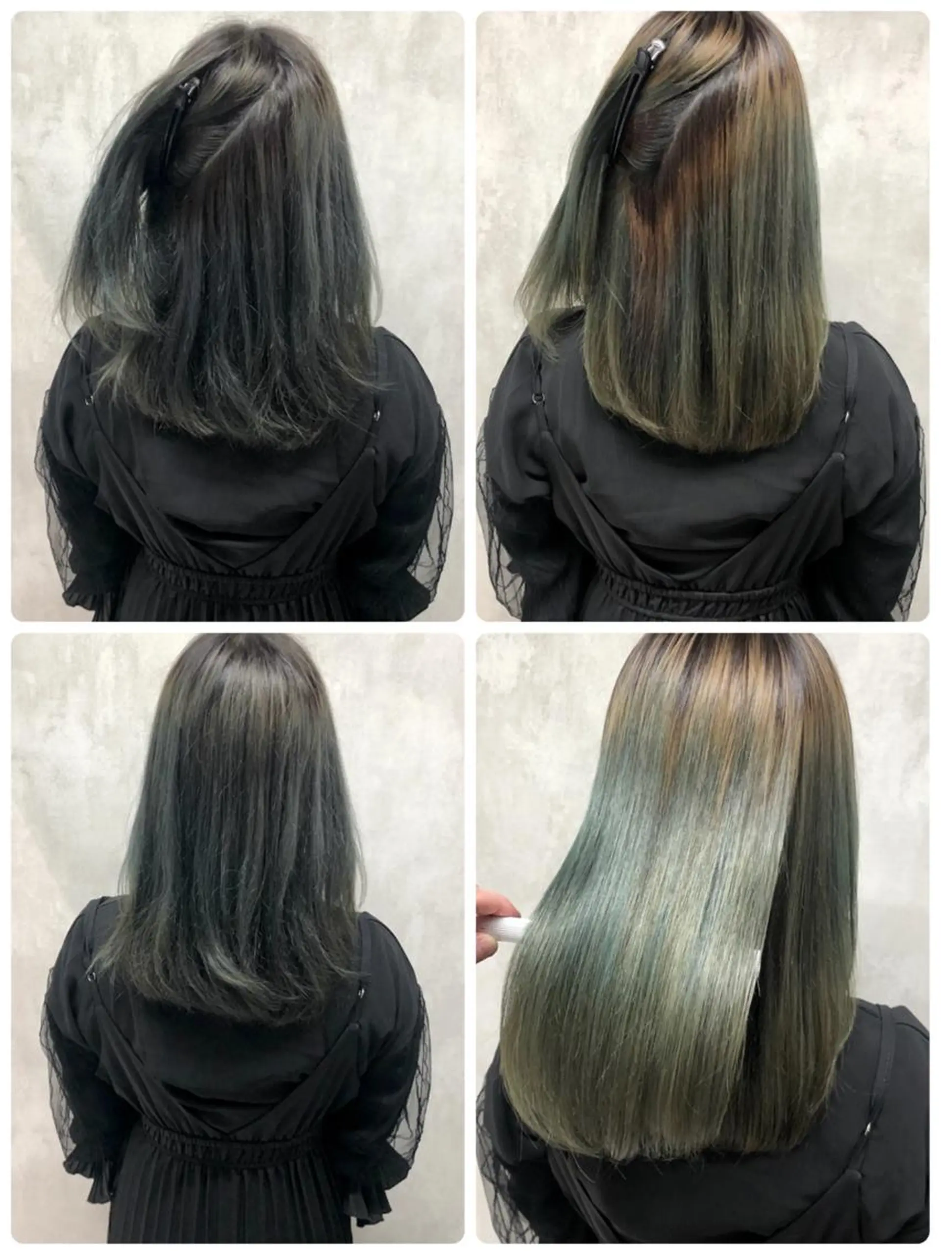 ミディアム カット ヘアカラー 縮毛矯正 トリートメント ⚠️美容室迷子⚠️ 谷口にお任せ😊のヘアスタイル