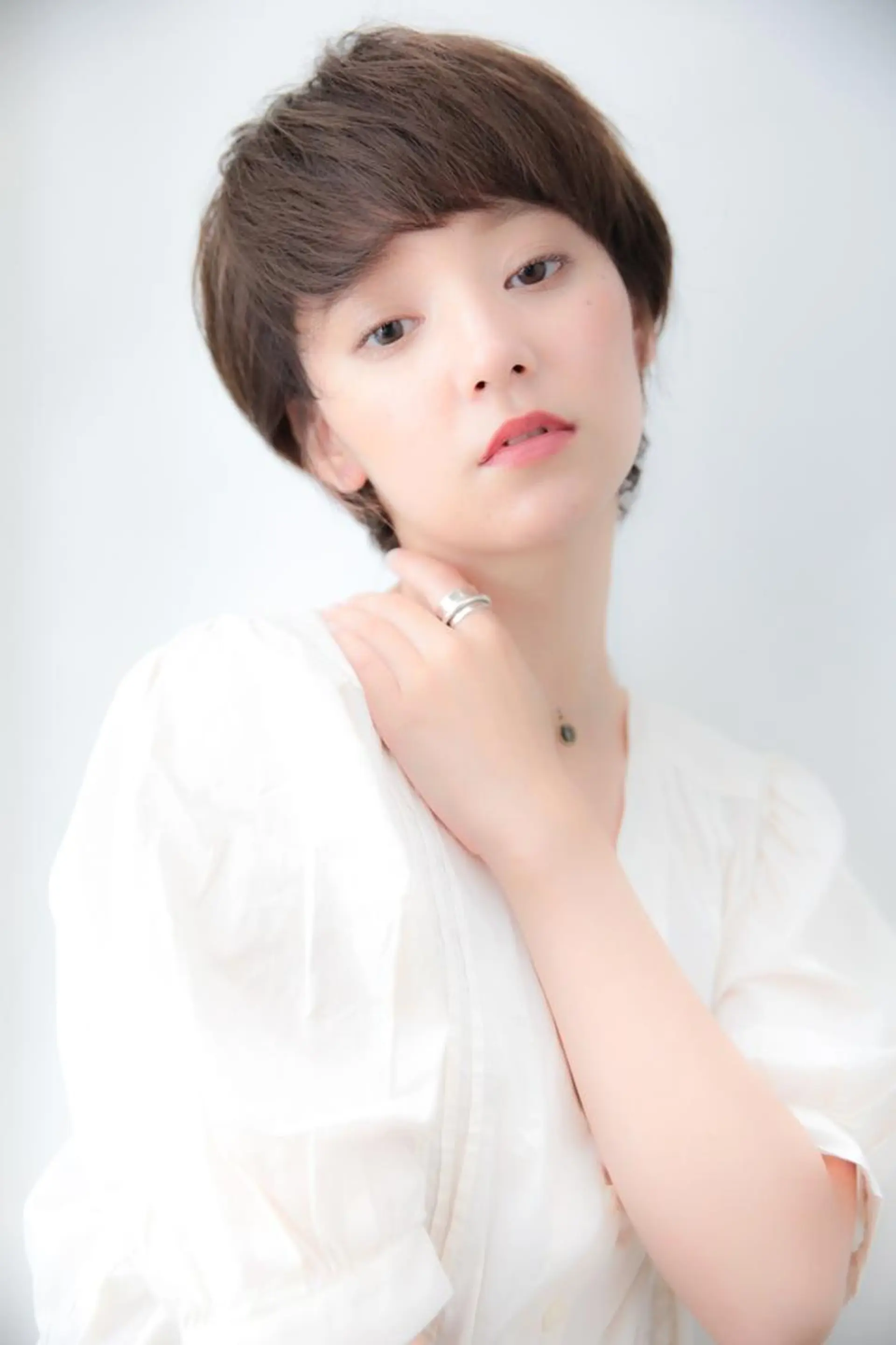 ショート カラー パーマ レイヤーカット✂️ 横浜No1♡下鳥翔子のヘアスタイル