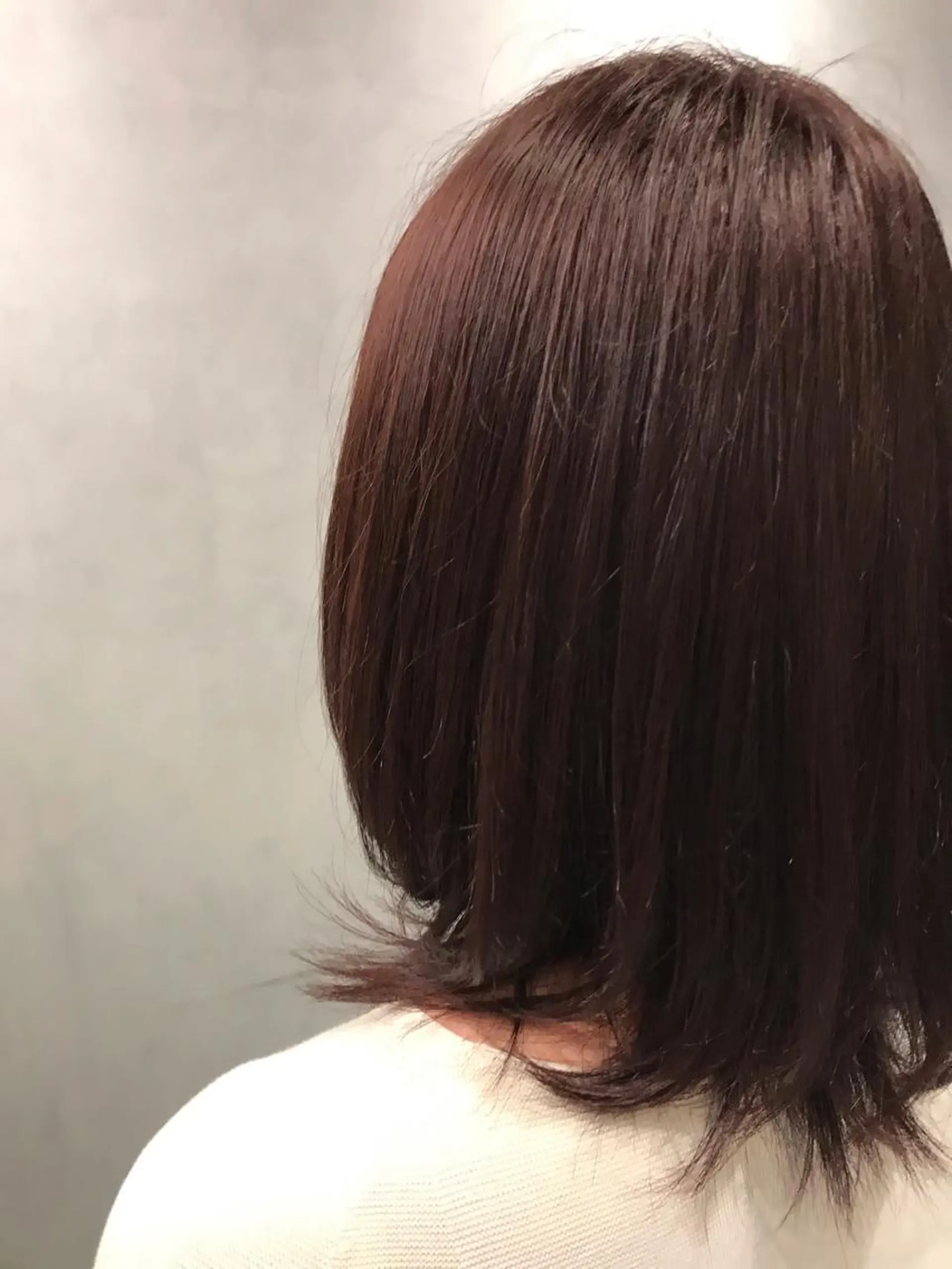 ミディアム ヘアカラー EARTH岩楯 優貴のヘアスタイル