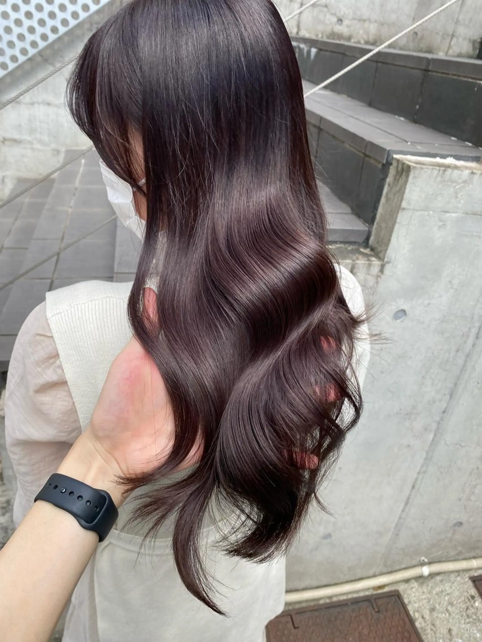 ロング カラー メンズ特化 刈り上げない/金井のヘアスタイル