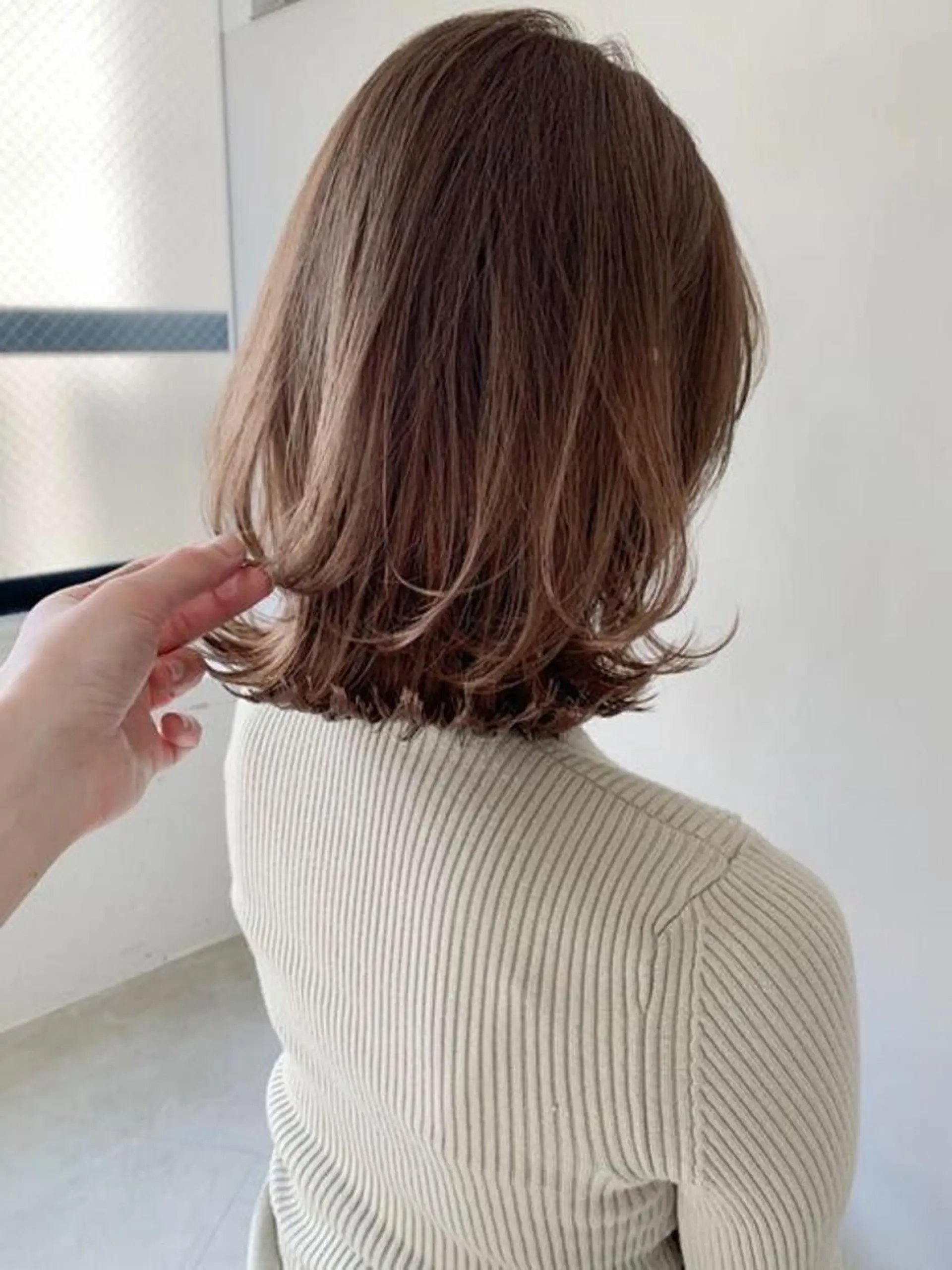 ミディアム 吉田一輝 外国人パーマのヘアスタイル