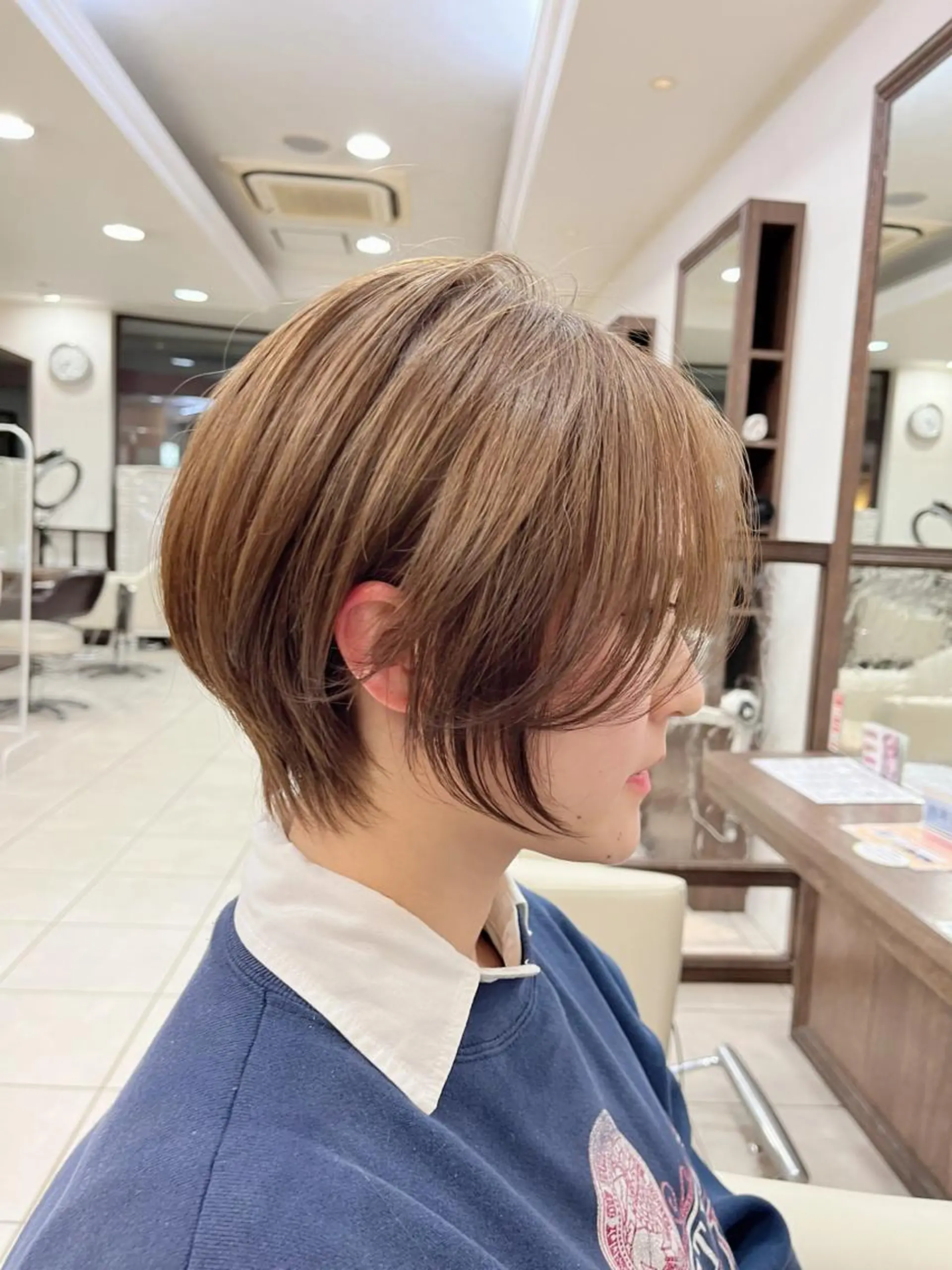 ショート ショートヘア 小顔カット カット トリートメント ✨髪質改善・縮毛矯正 専門美容室マーベルのヘアスタイル