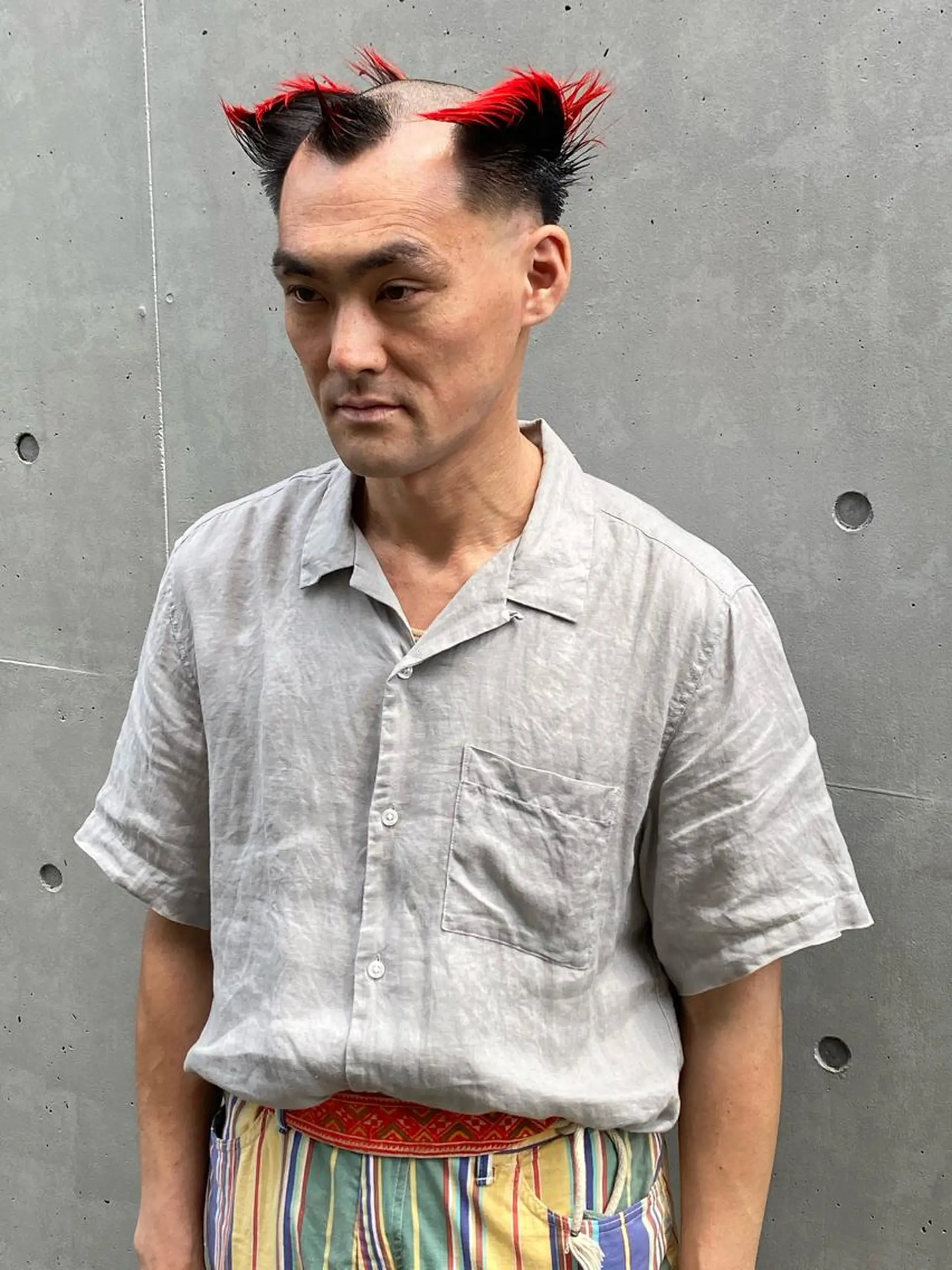 ショート カラー パーマ ヘアアレンジ メンズ キッズ ネイル マツエク・マツパ 中元 淳のヘアスタイル