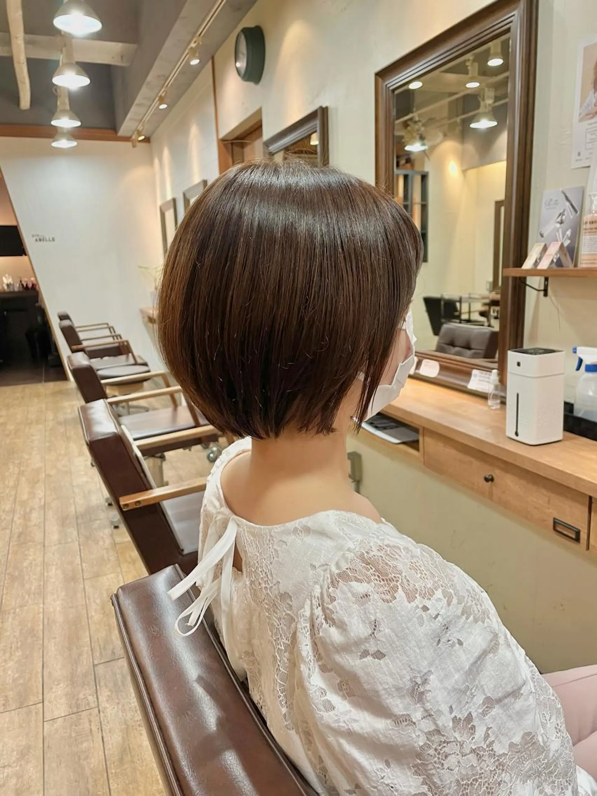 ショート カラー ショート/ボブ/ メンズ/縮毛矯正のヘアスタイル