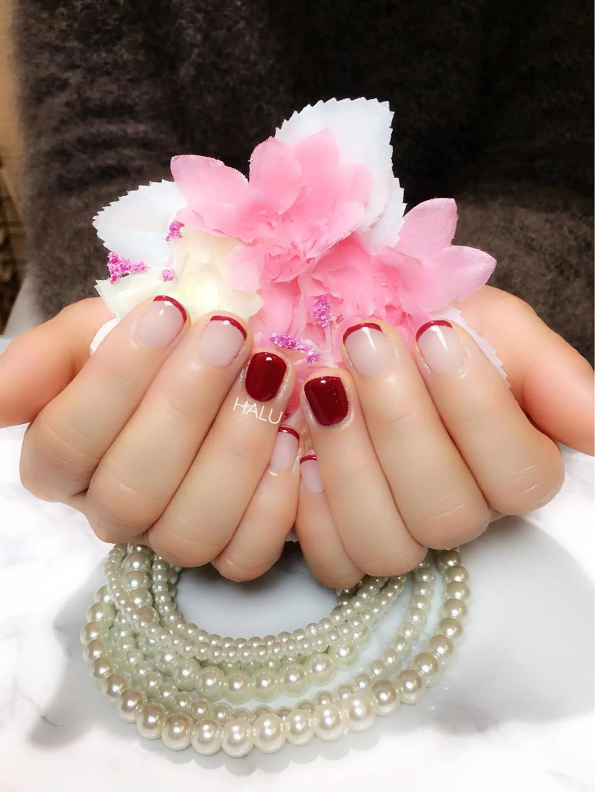 ネイル フレンチネイル HALU ハルのネイルデザイン