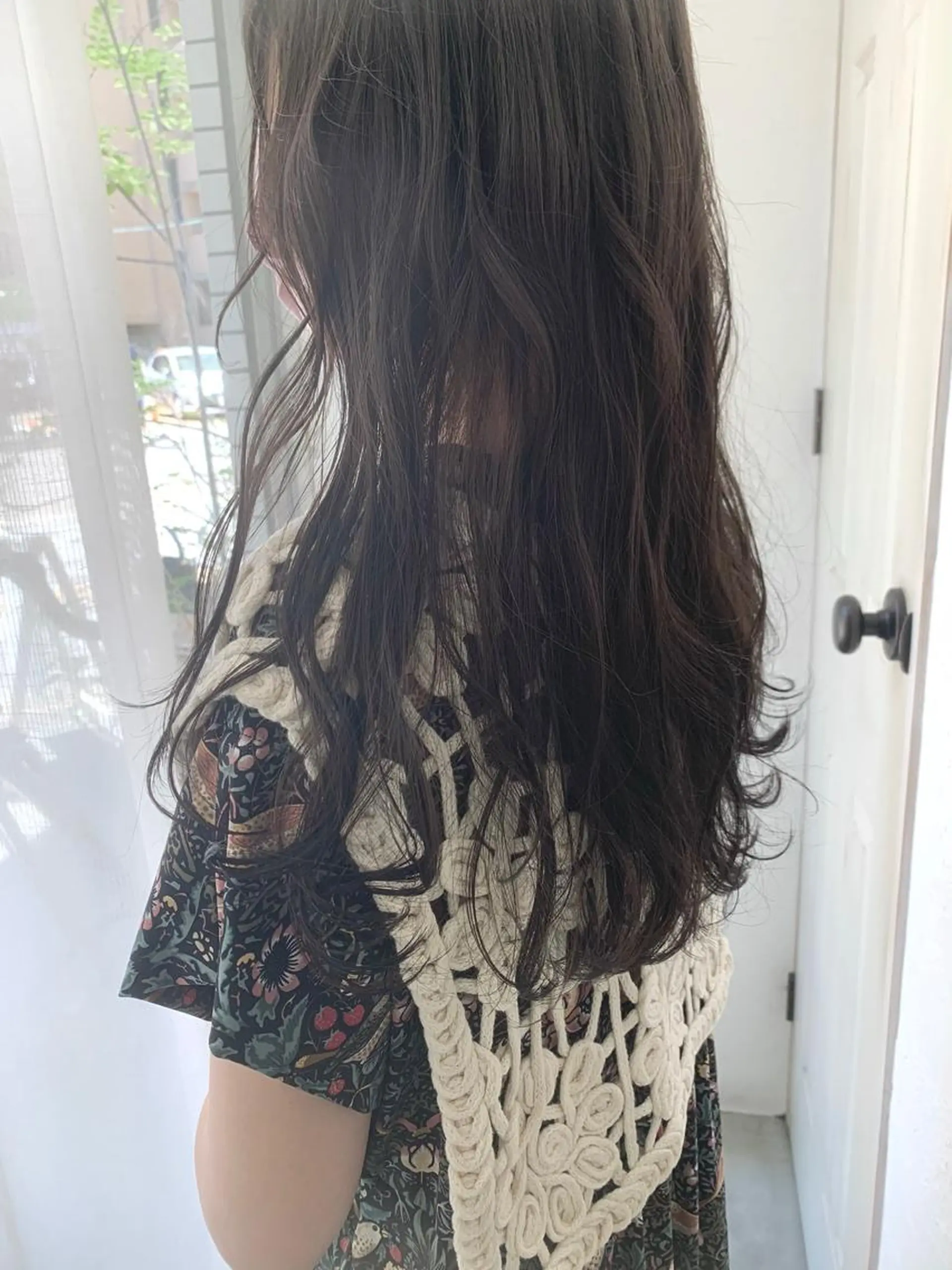 ロング カラー カット ヘアカラー fio マナミのヘアスタイル