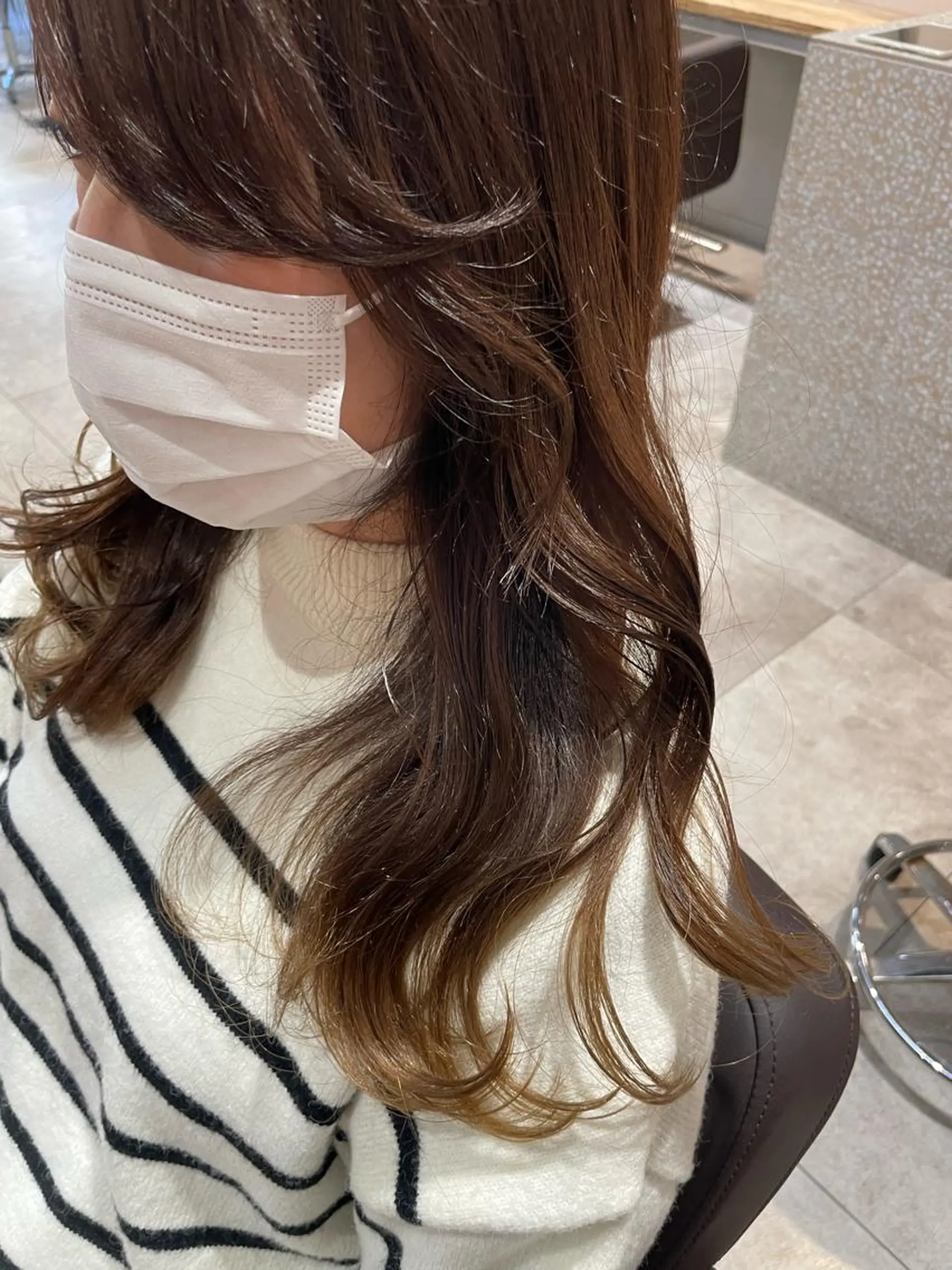 ロング カラー ベージュカラー シアーベージュ ヘアカラー トリートメント 💐パーソナルカラー /市橋加菜💐のヘアスタイル