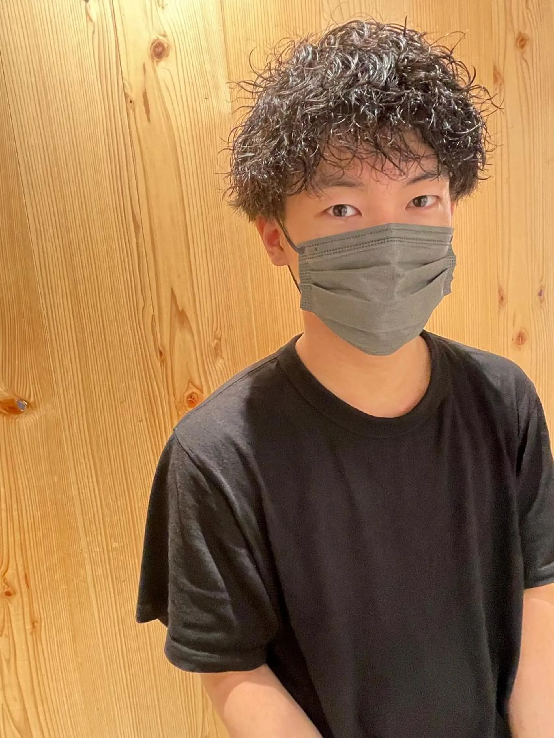 ショート カラー パーマ ヘアアレンジ メンズ パーソナルカラー合わ せたカラー🤍なつみのヘアスタイル