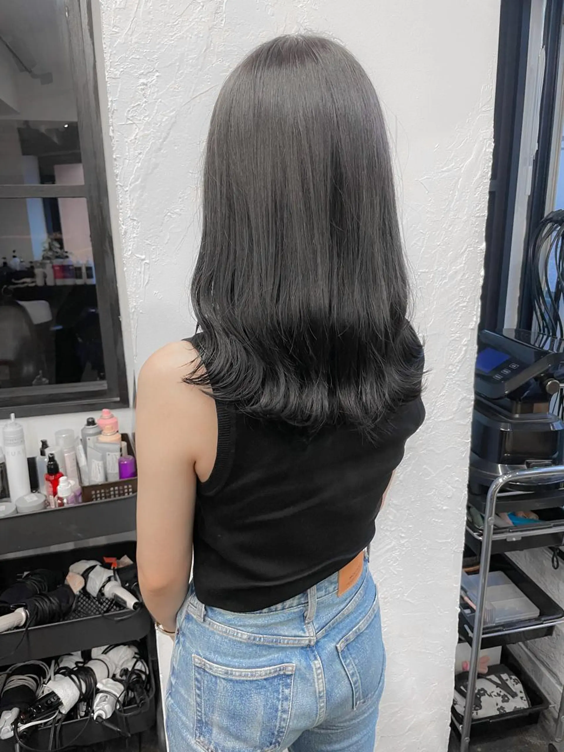 カラー レディースパーマ モデル募集RIKOのヘアスタイル