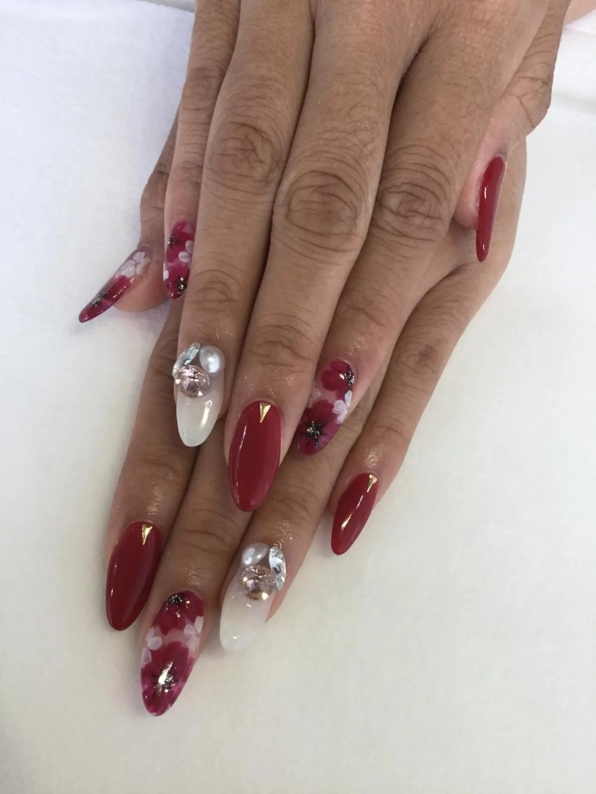 ネイル ハンドネイル 💎🐰 saki. m 🐰💎のネイルデザイン