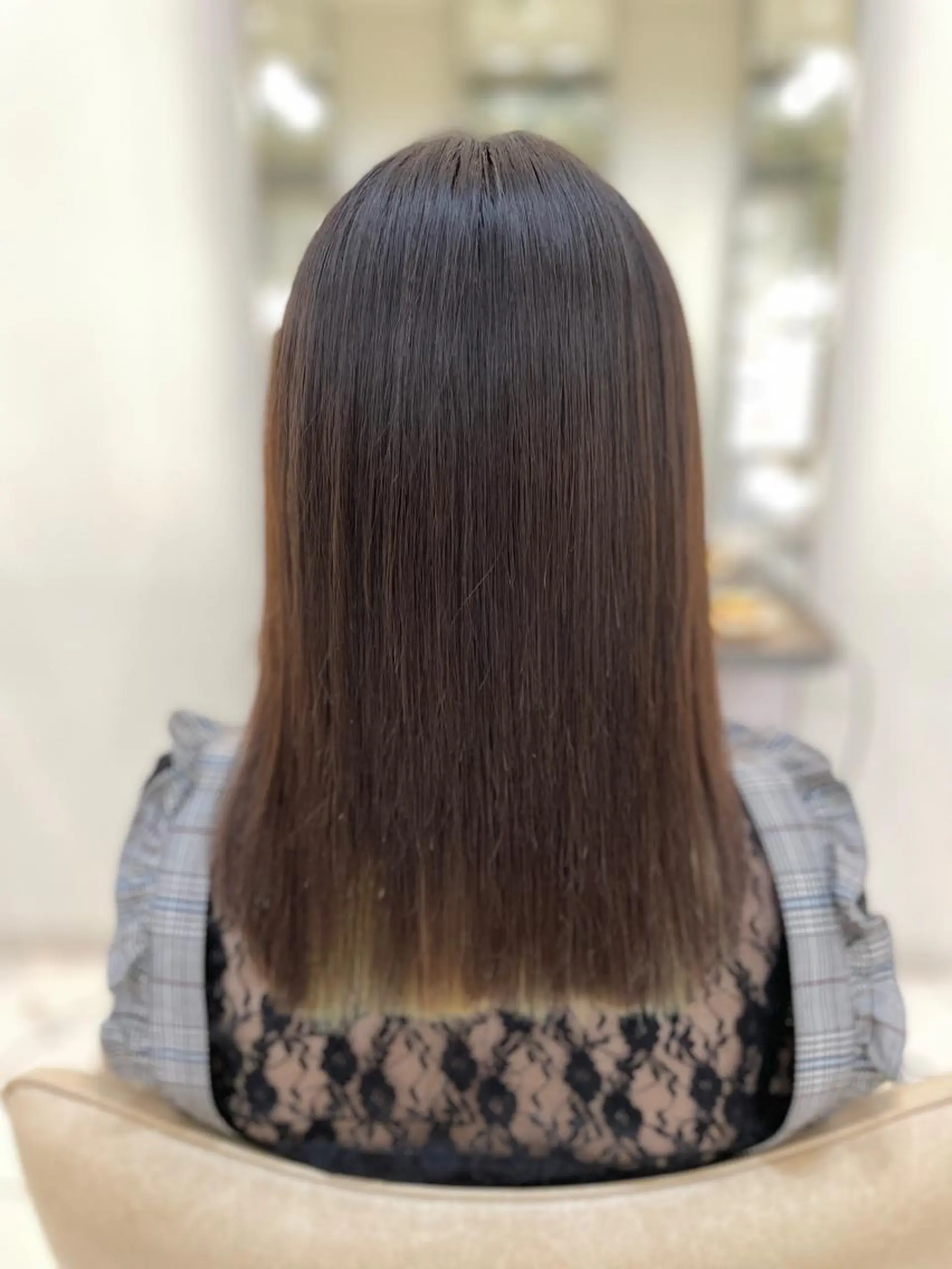 ミディアム ショートボブ ミディアムパーマ ボブ くせ毛 髪質改善 salowin suite 柏所属・髪質改善専門 YOSHIのヘアスタイル