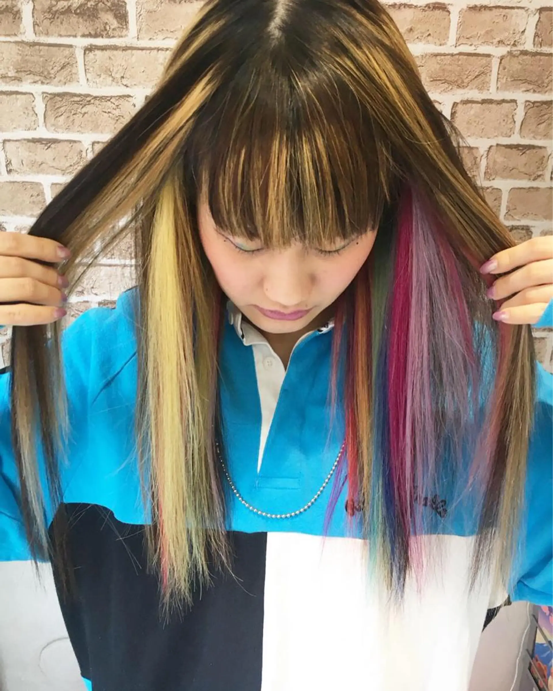 セミロング カラー ヘアアレンジ エクステ 毛穴改善/脱毛 ネイル 川上久仁子のエステ・リラクイメージ