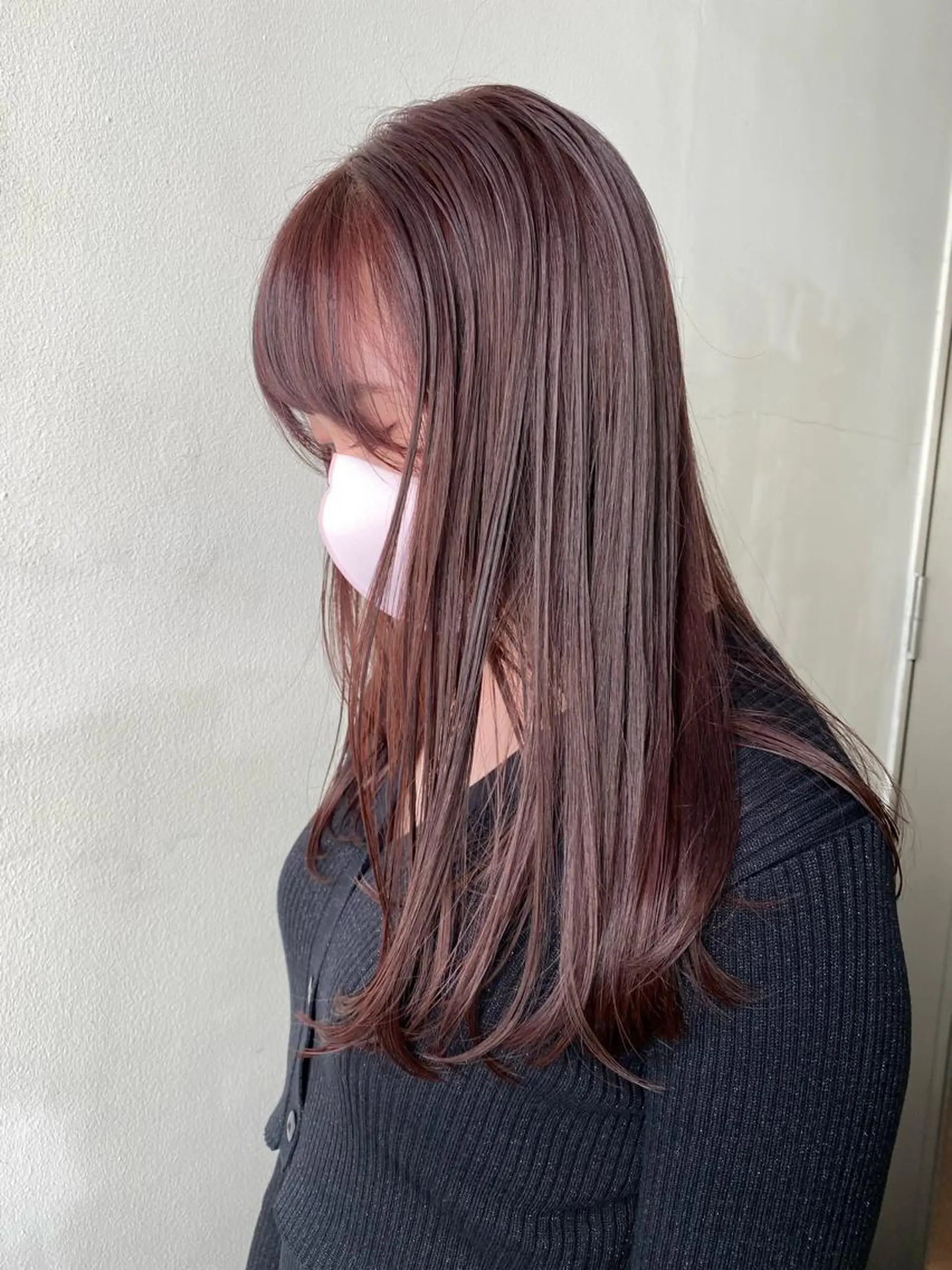 ロング カラー ブリーチ ブリーチなしカラー ピンクカラー 🌸透明感艶 カラー🌸Yuukiのヘアスタイル