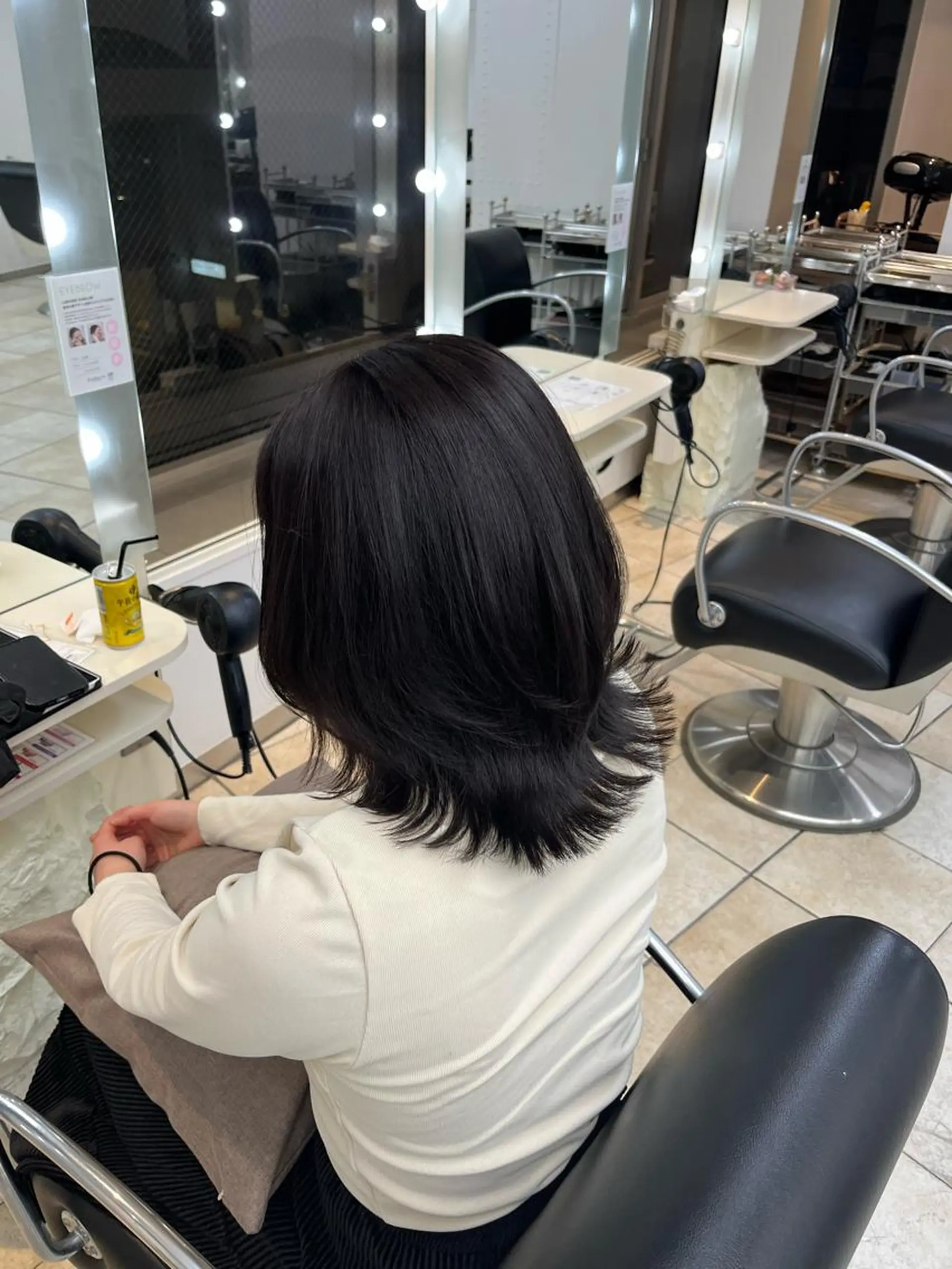 ミディアム くびれヘア 韓国レイヤー×モテ髪 /MITSUKI🤍のヘアスタイル