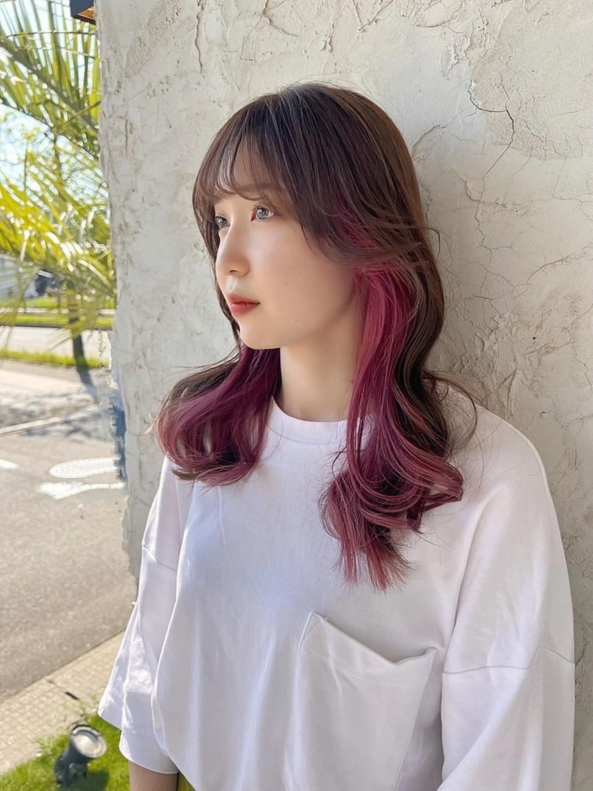 セミロング ヘアカラー トリートメント 🟤TAP🟤 木曳野　金沢店のヘアスタイル