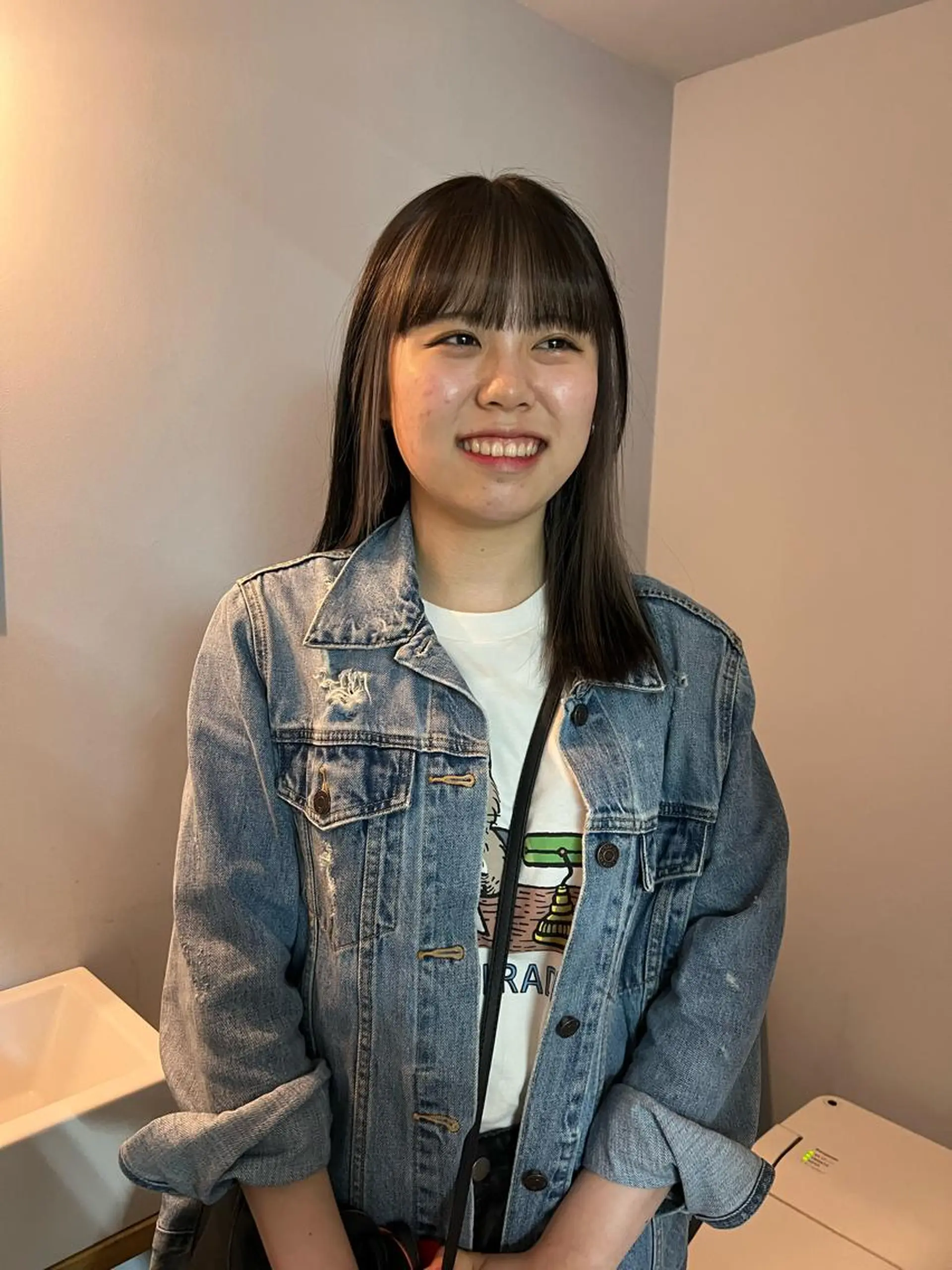 セミロング カラー 舟橋耀/ブリーチカラ ー/レイヤーカットのヘアスタイル