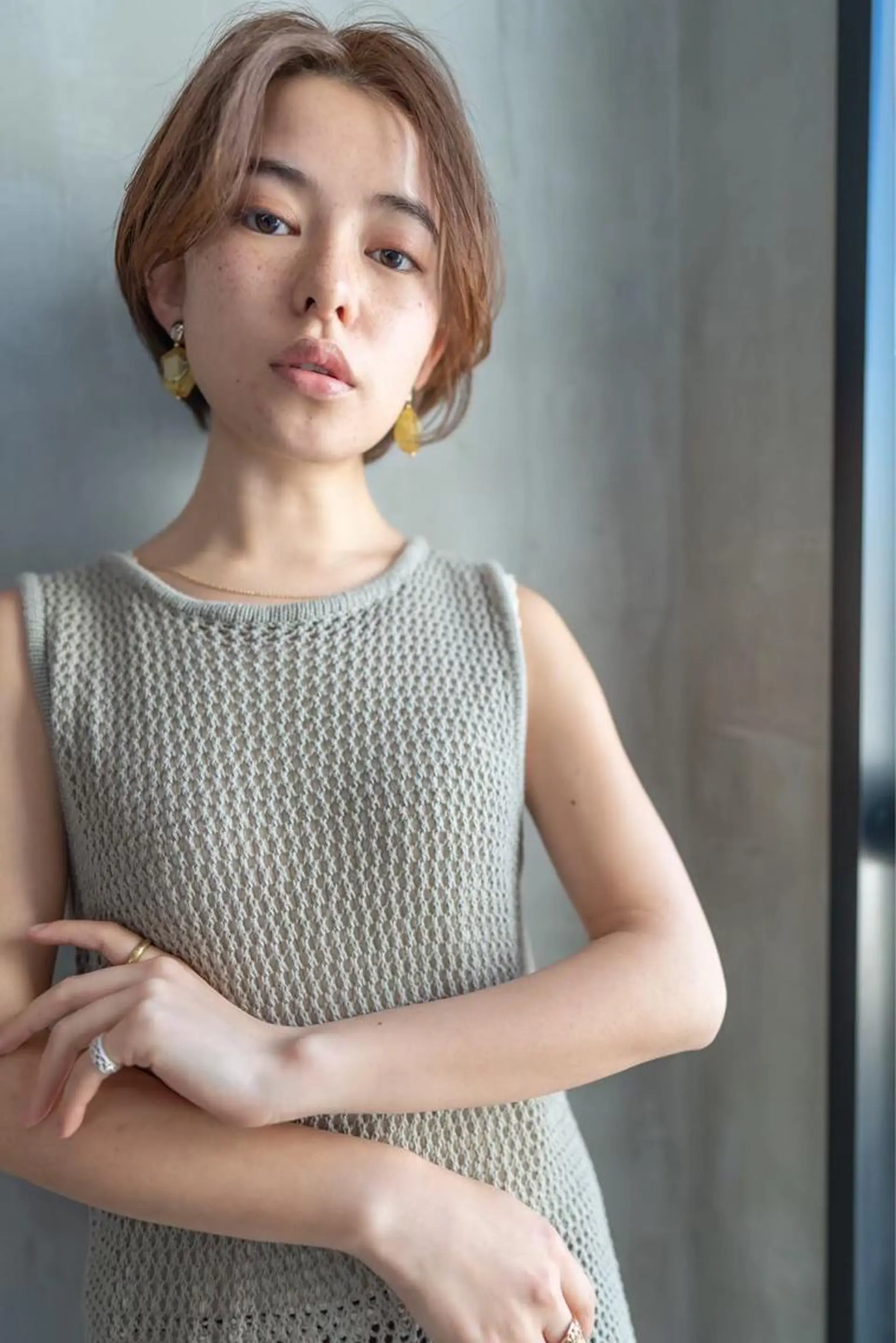 ショート カラー 大森 勝馬のヘアスタイル