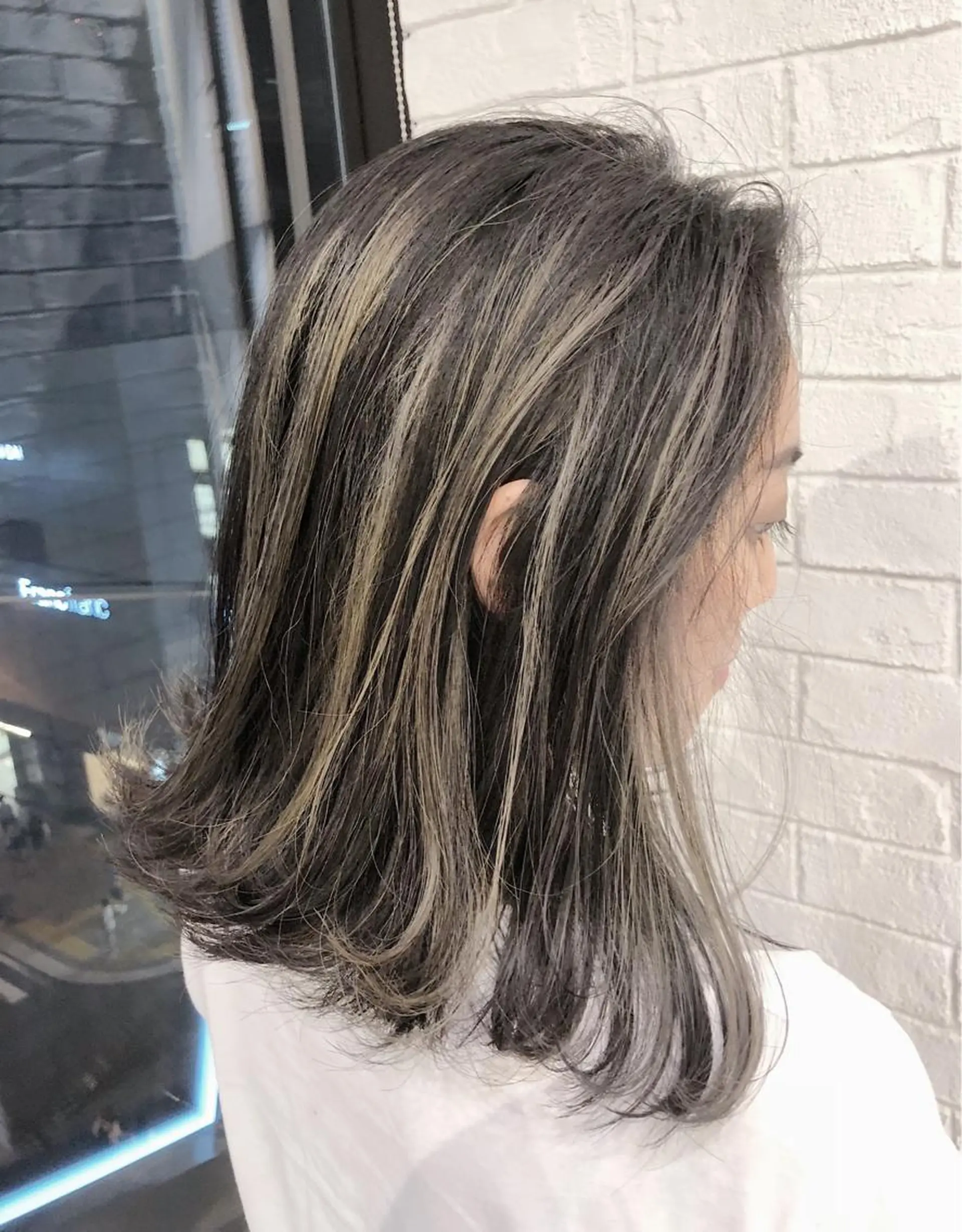 ミディアム カラー ハイライトカラー ハイライト 【t.a.g（タグ）】所属・ノンダメージ髪質改善 カラー💎/KURAのヘアスタイル