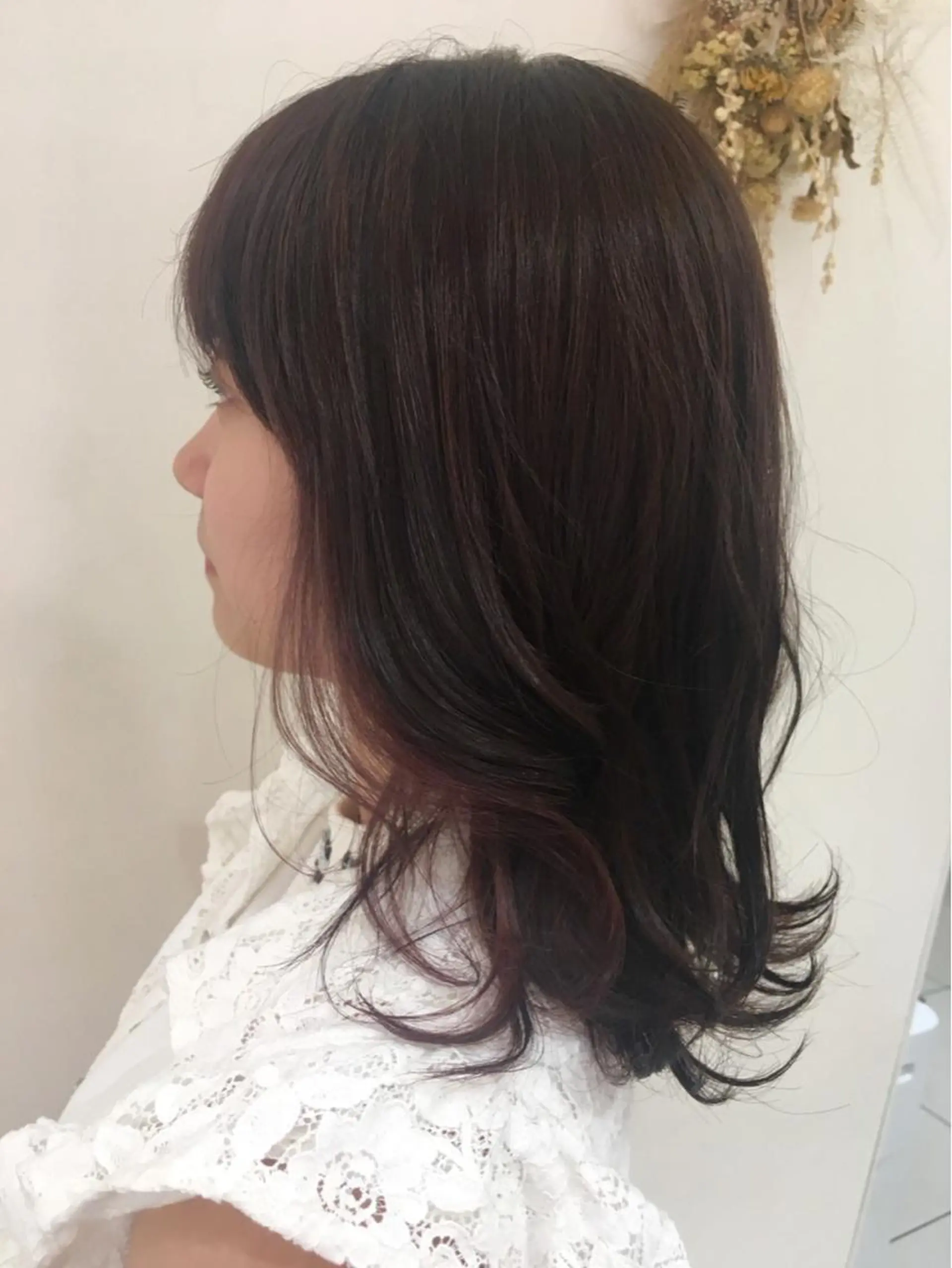 ミディアム カラー ヘアアレンジ 💎耳ツボジュエリー ×銀座美容室💎のヘアスタイル