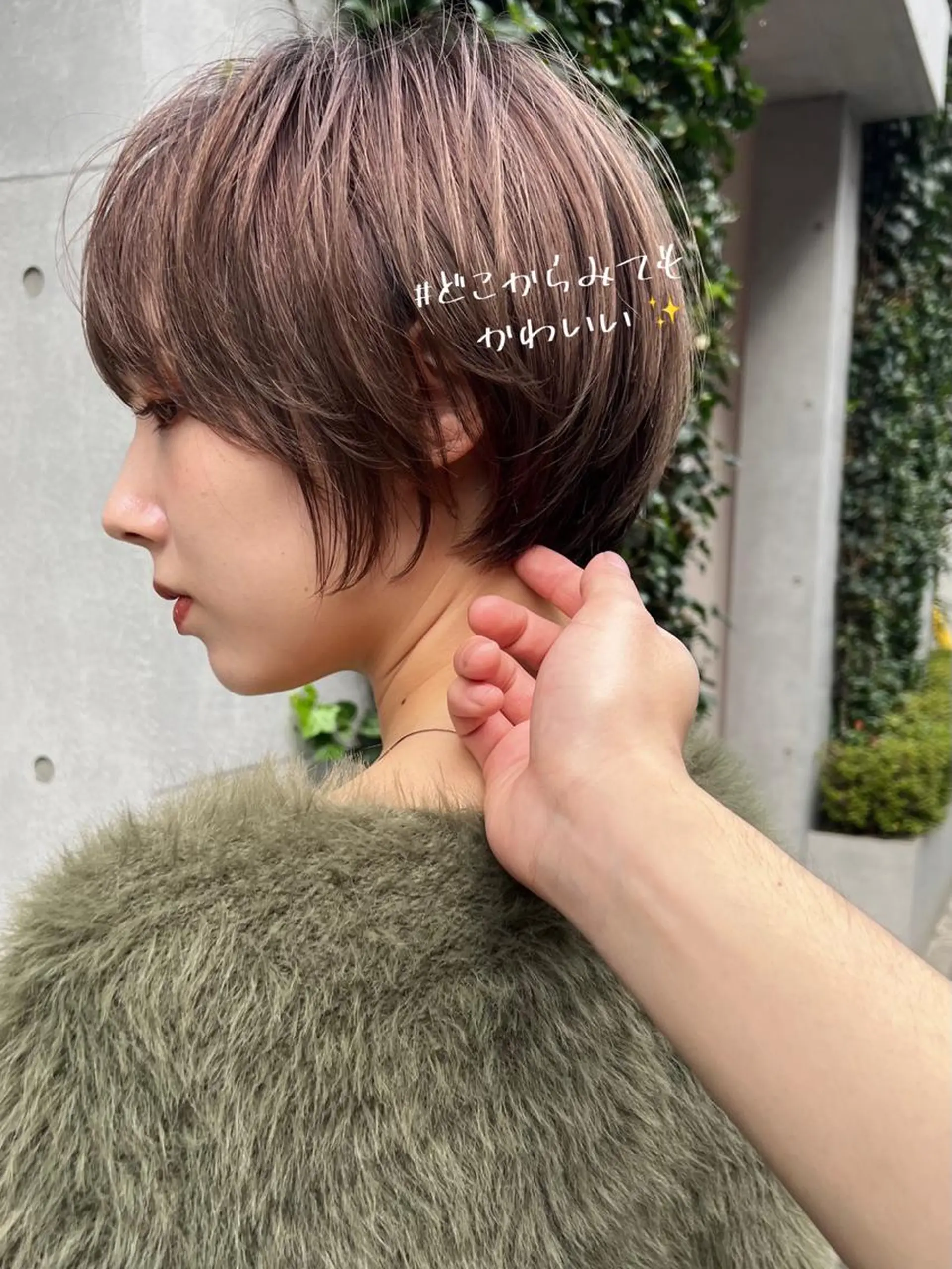 ショート ショートヘア カット ヘアカラー SIGN店長中村 レイヤーカット募集のヘアスタイル