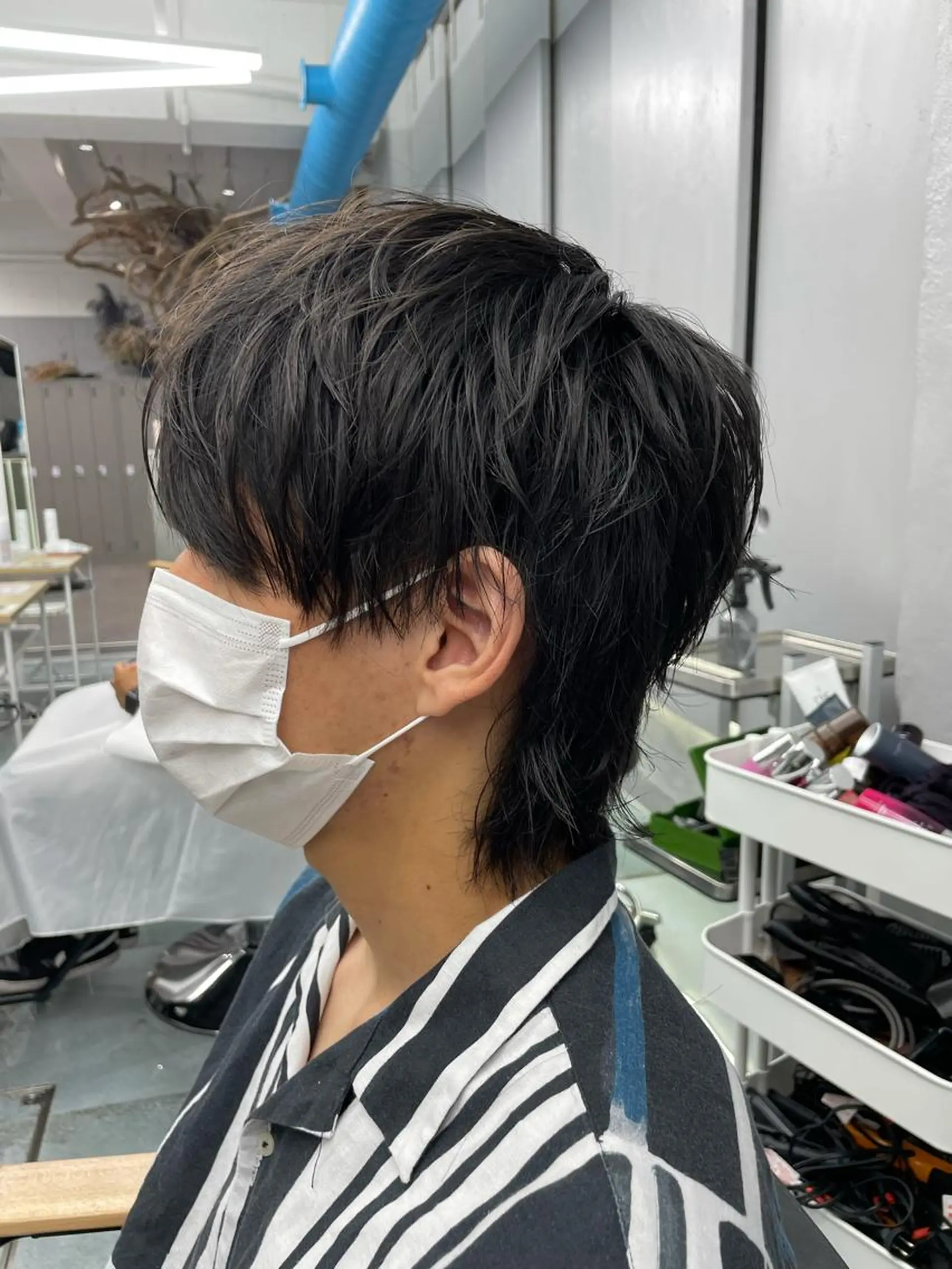 ショート カラー パーマ メンズ マッシュウルフ マッシュ メンズウルフカット ウルフカット 🔥メンズカラー🔥 セヤシュウヘイのヘアスタイル