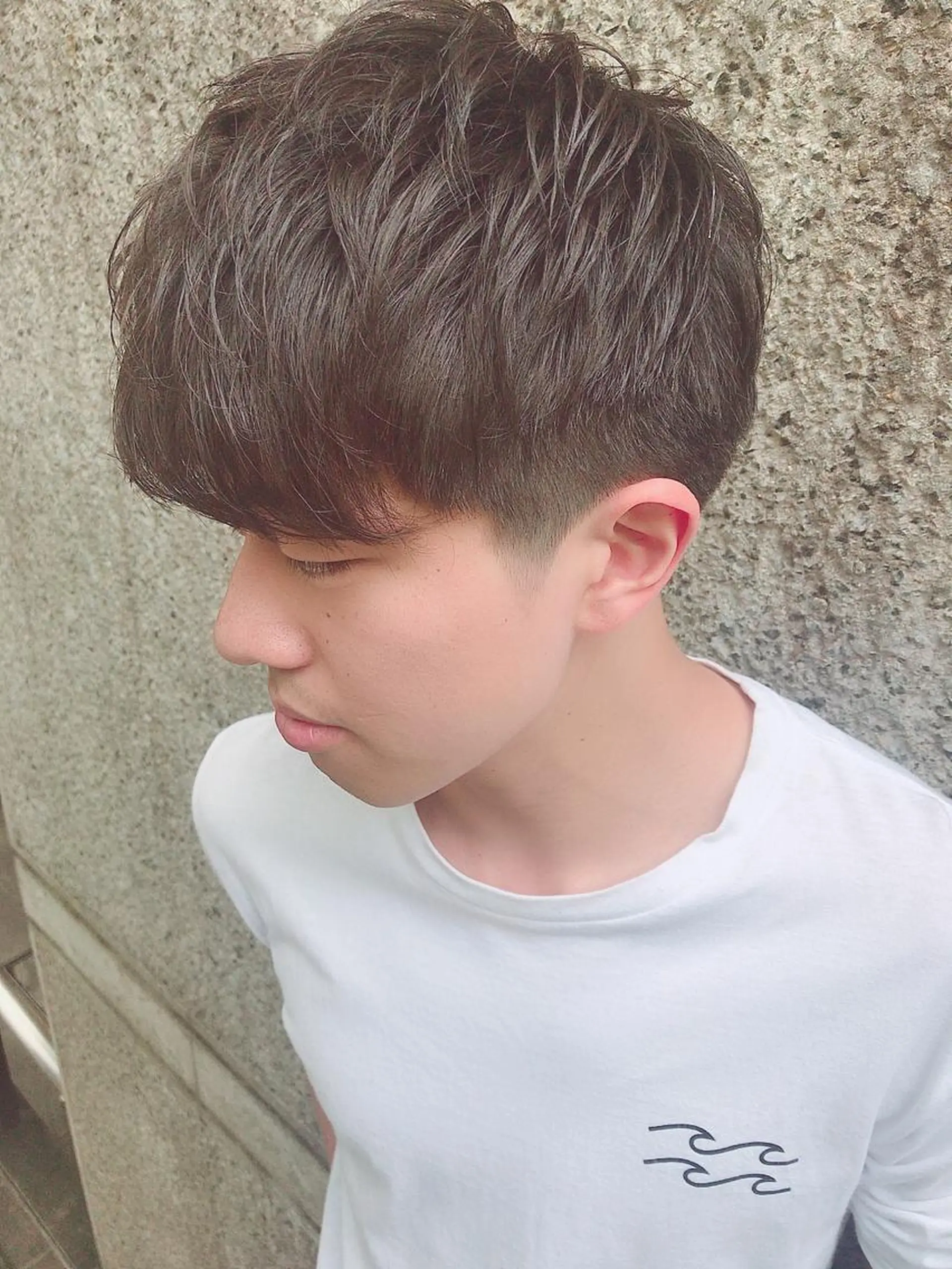 ショート カラー パーマ ヘアアレンジ メンズ ちこ .のヘアスタイル