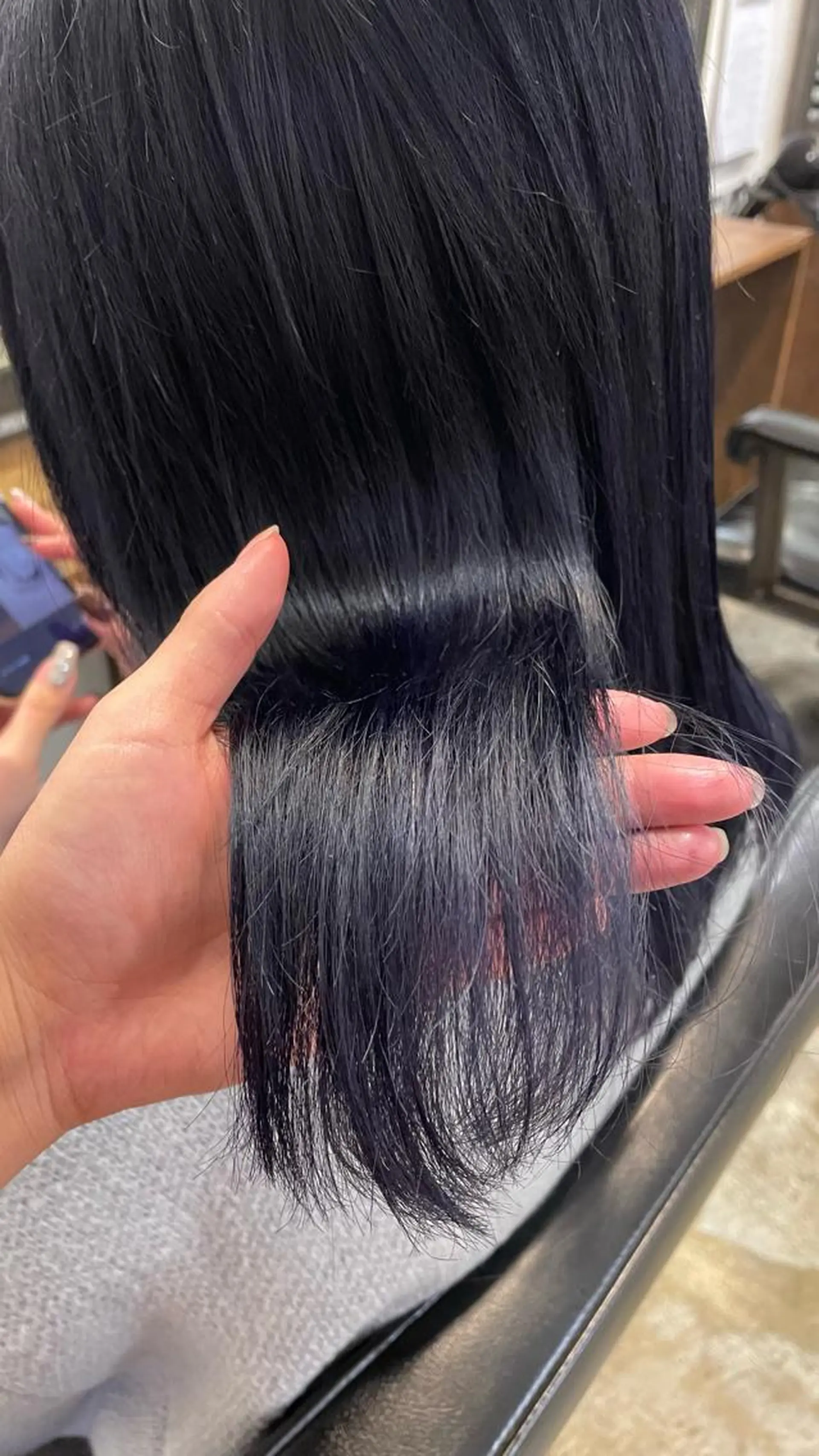 セミロング ヘアカラー トリートメント カットモデル募集 長谷川のヘアスタイル