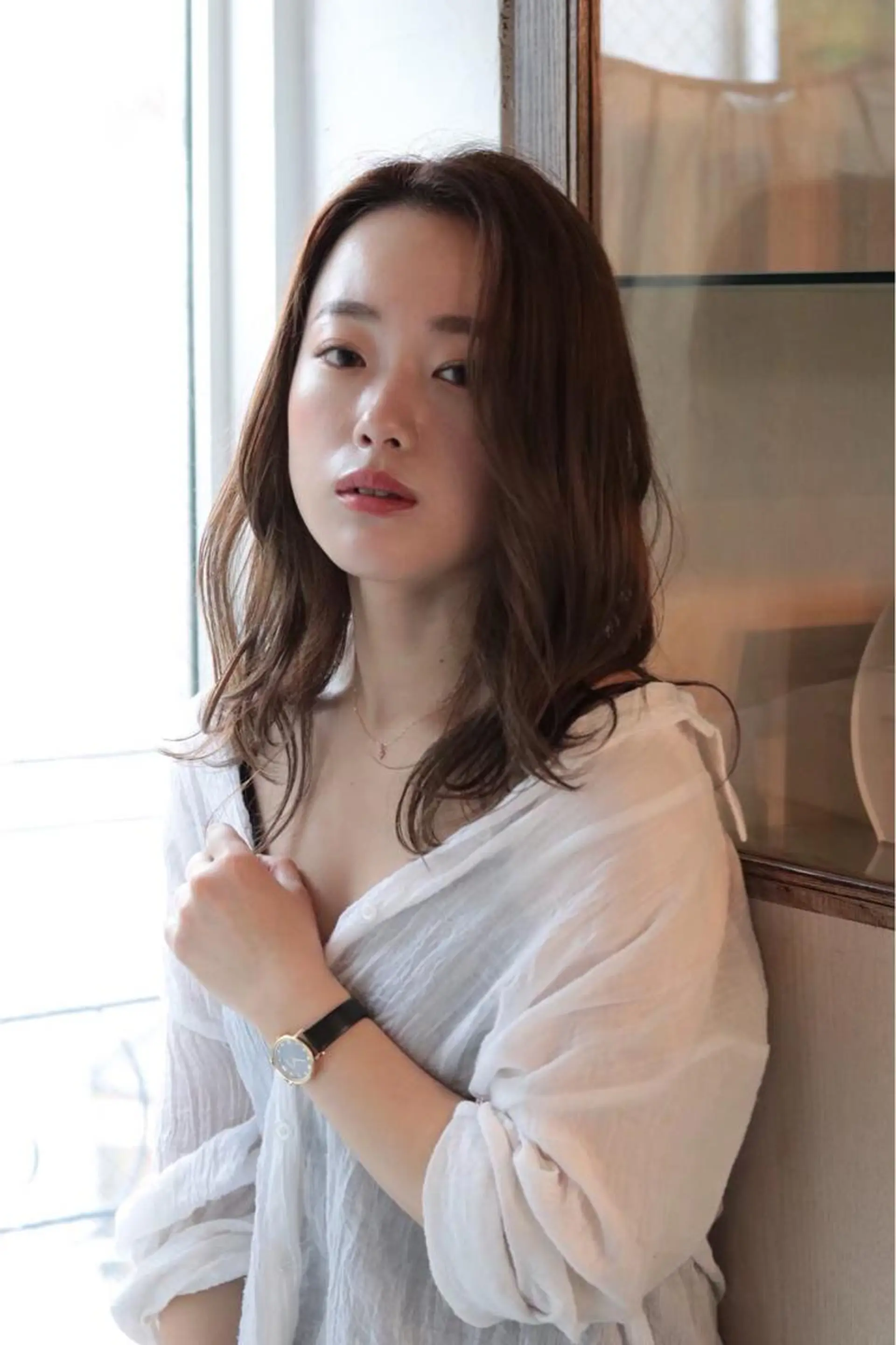 ミディアム カラー 眠れるヘッドスパ✨ chacoのヘアスタイル