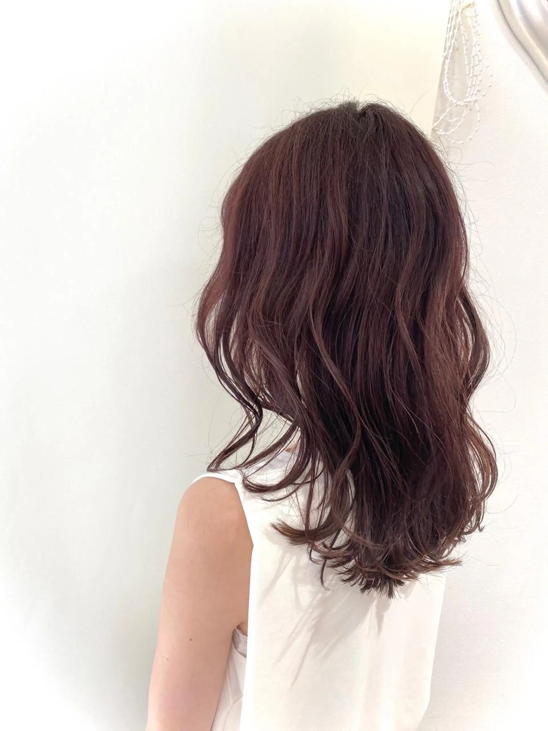 セミロング カラー イルミナカラー ピンクカラー カット ヘアカラー トリートメント Kazu .Kのヘアスタイル