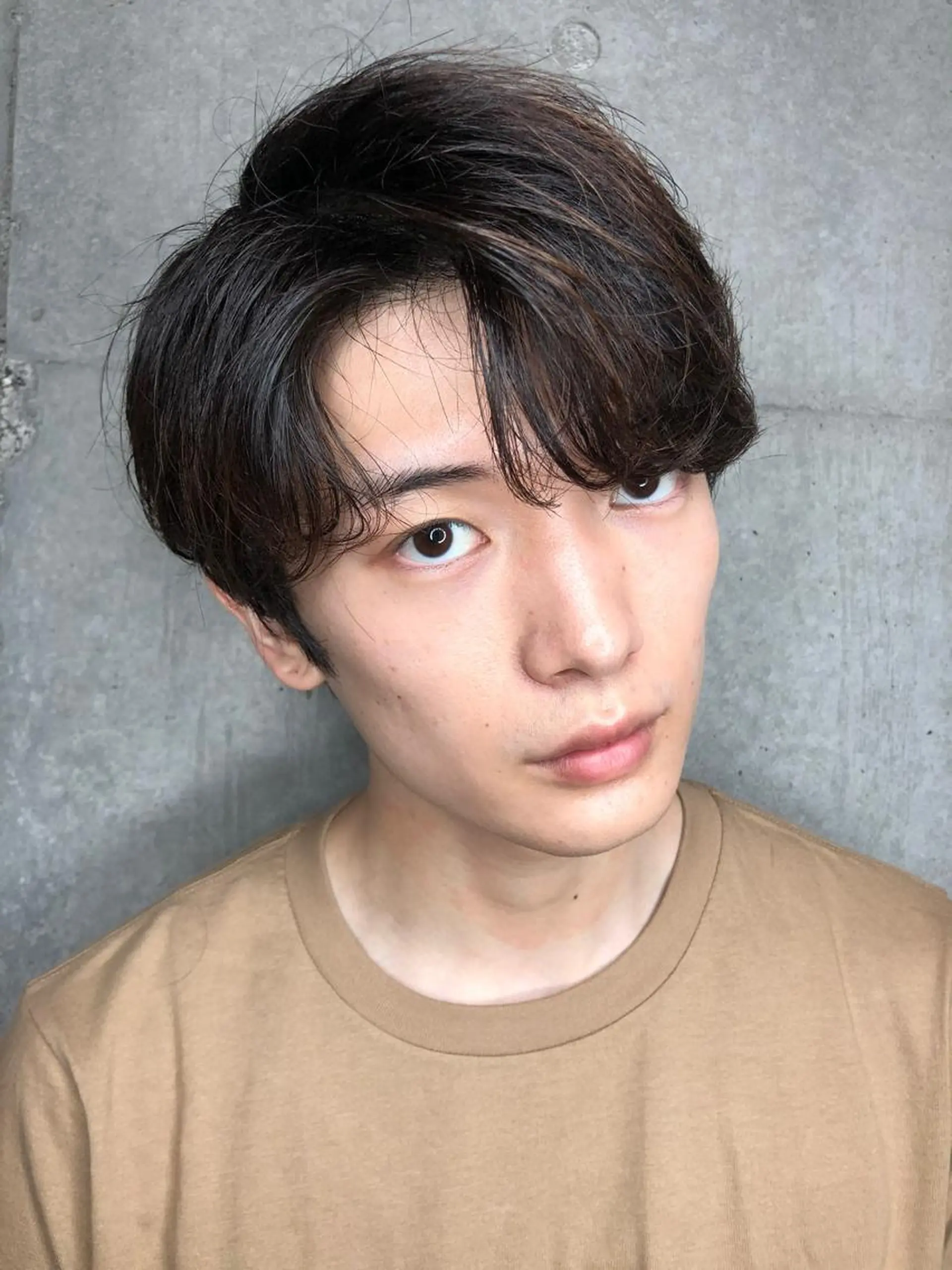 メンズ メンズ🍃ナチュラル 韓国風ヘアRENのヘアスタイル