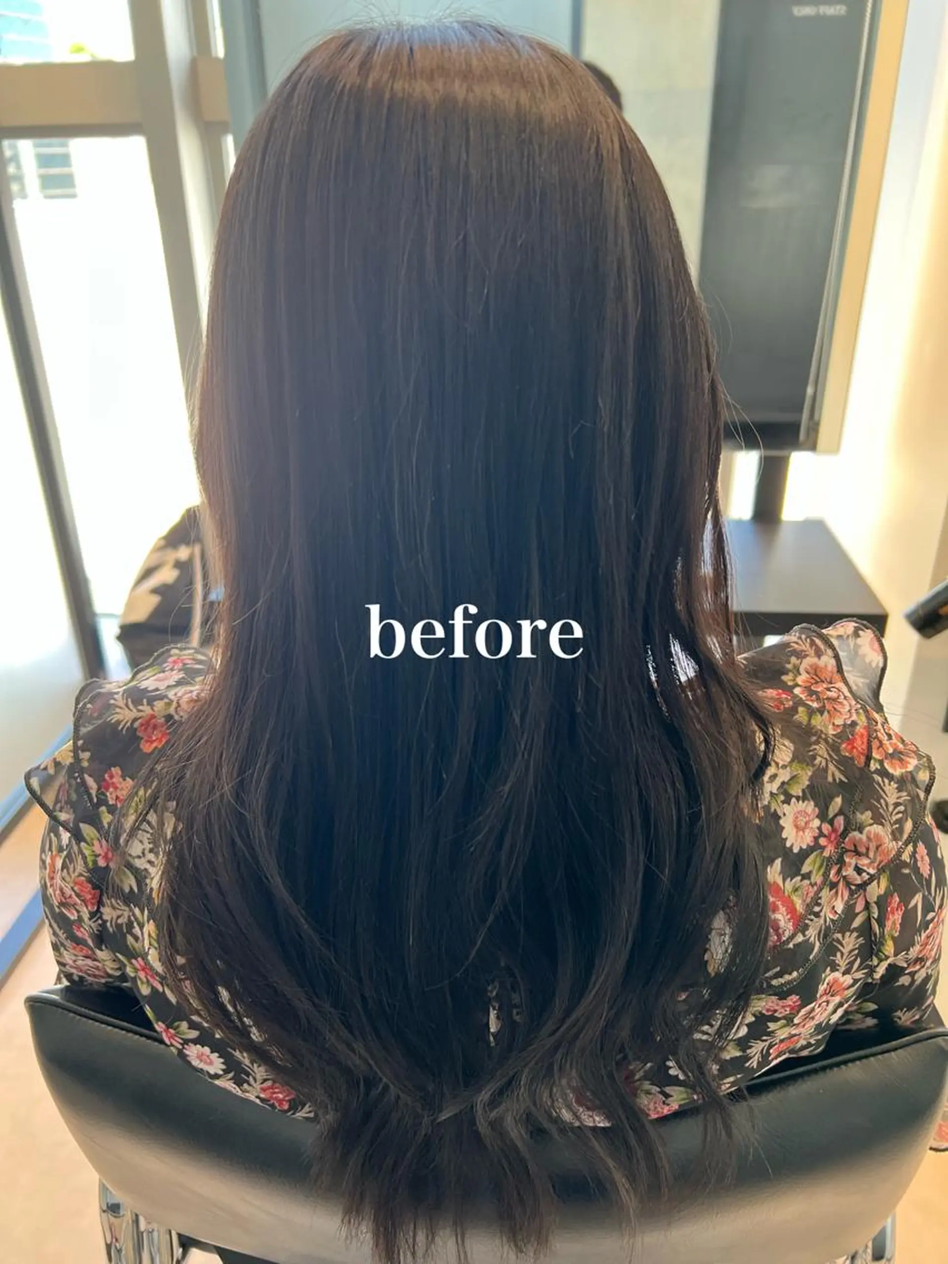 ロング 縮毛矯正　野口 恵のヘアスタイル