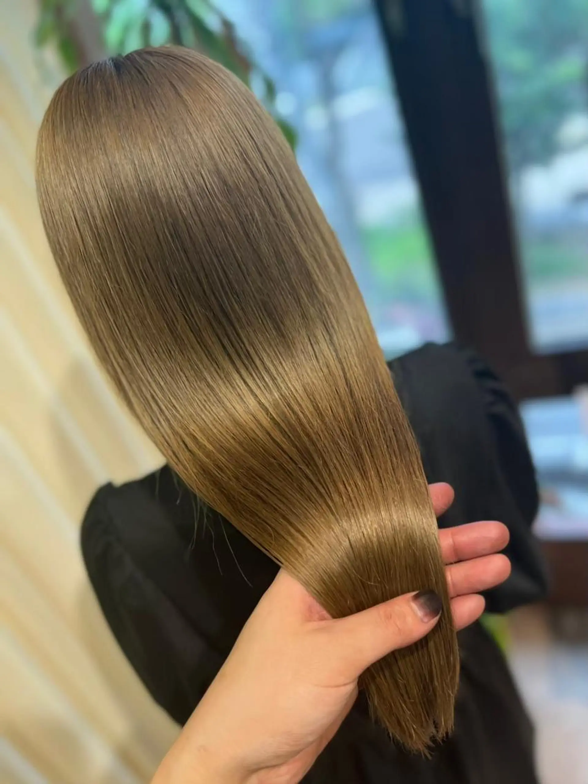 ロング 縮毛矯正 トリートメント 縮毛矯正しかしない人 栄 矢場町 服部飛鳥のヘアスタイル