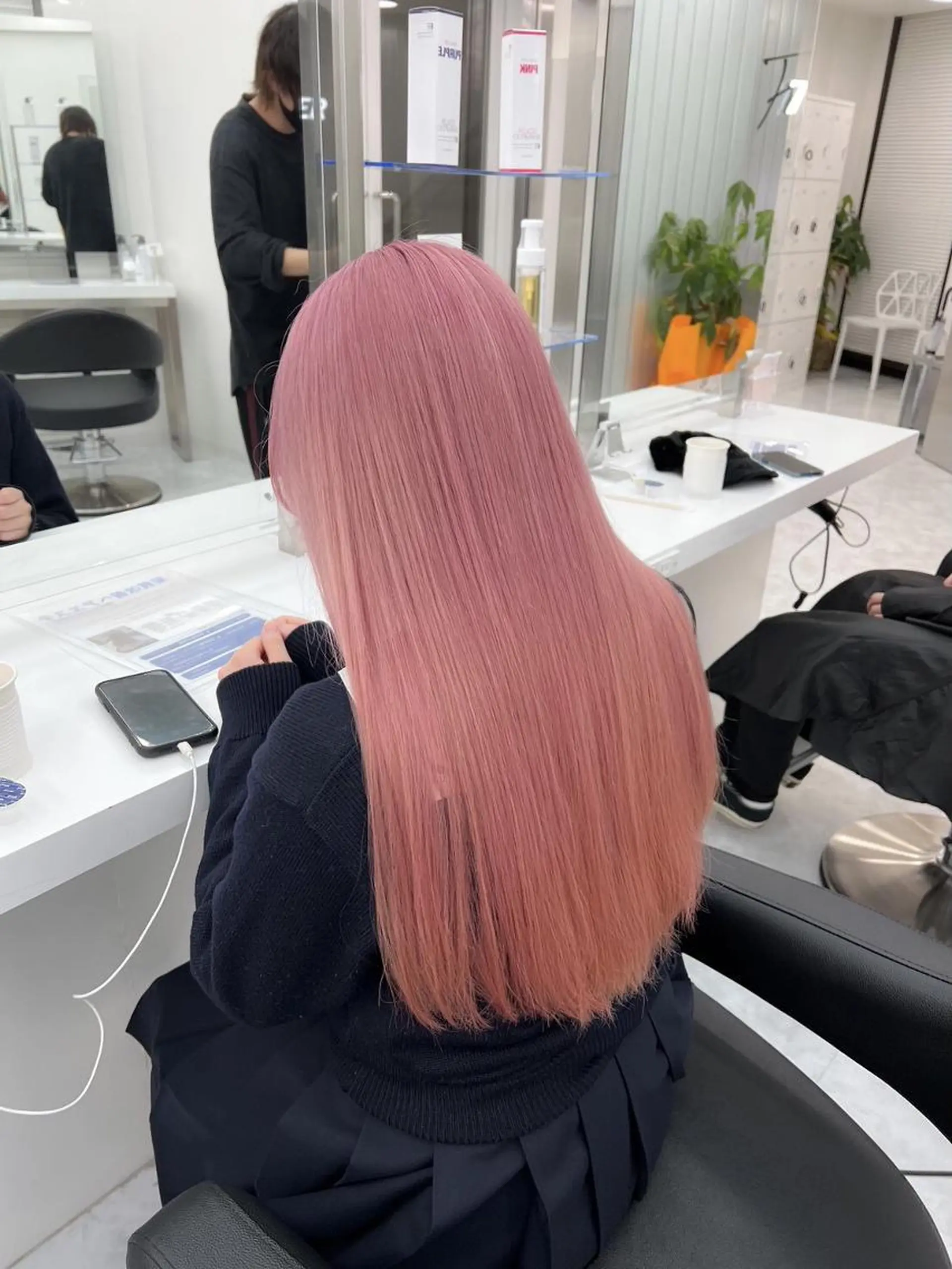 カラー 透明感🌟うる艶韓国 ハイトーン/渋谷のヘアスタイル