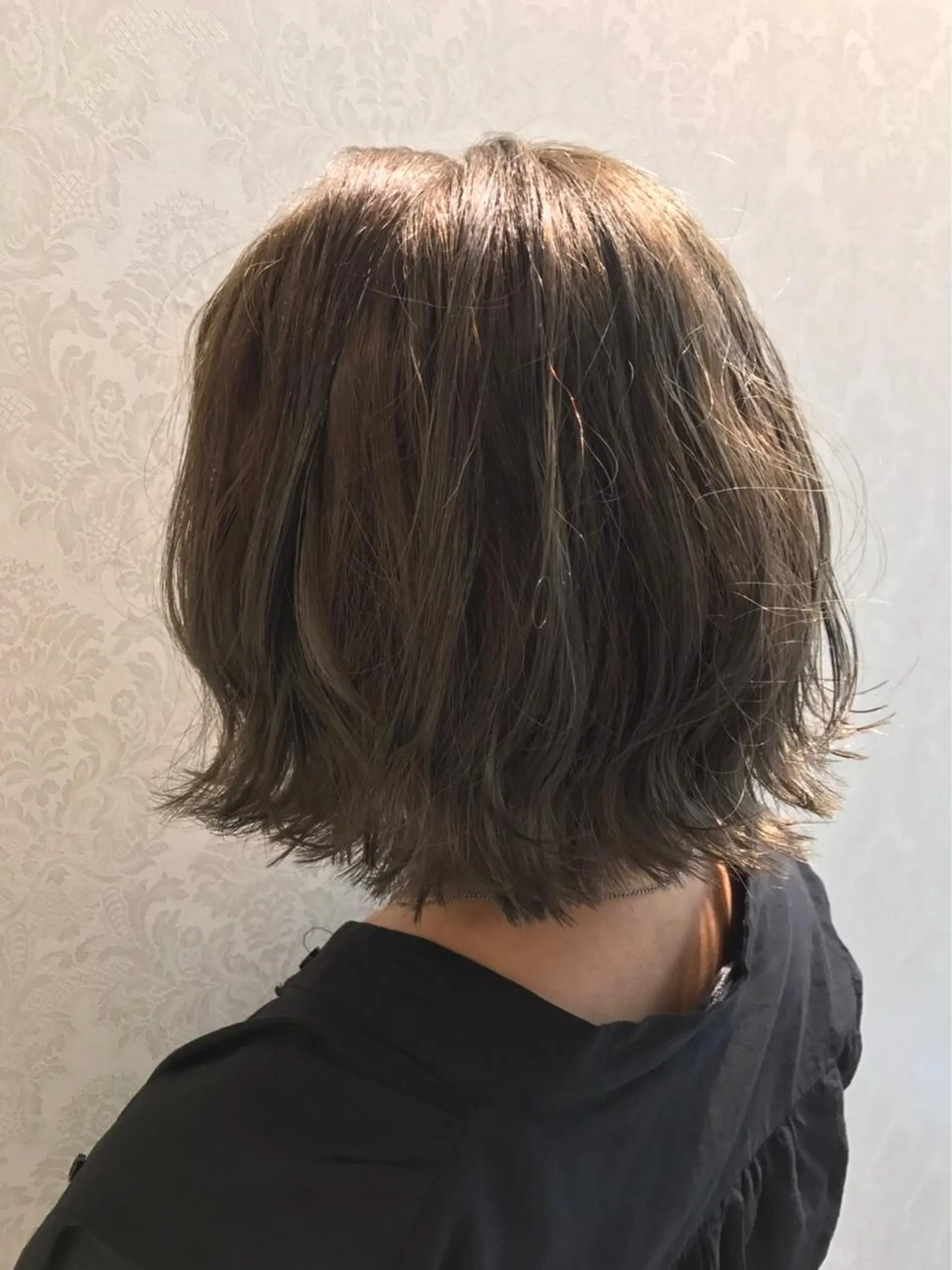 ミディアム カラー パーマ 福田 武士のヘアスタイル