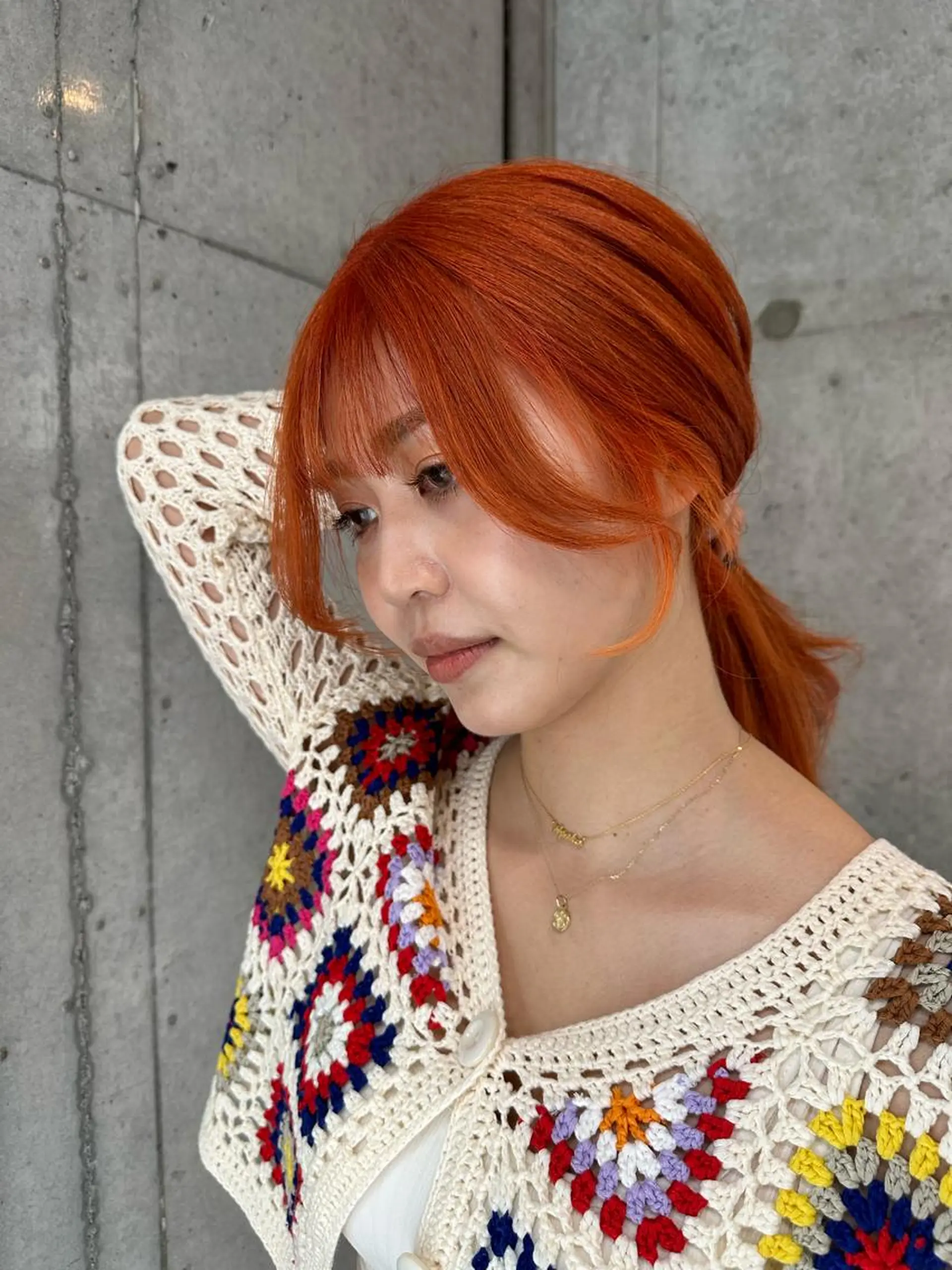 ロング カラー 女性に人気♪ はやしほのかのヘアスタイル