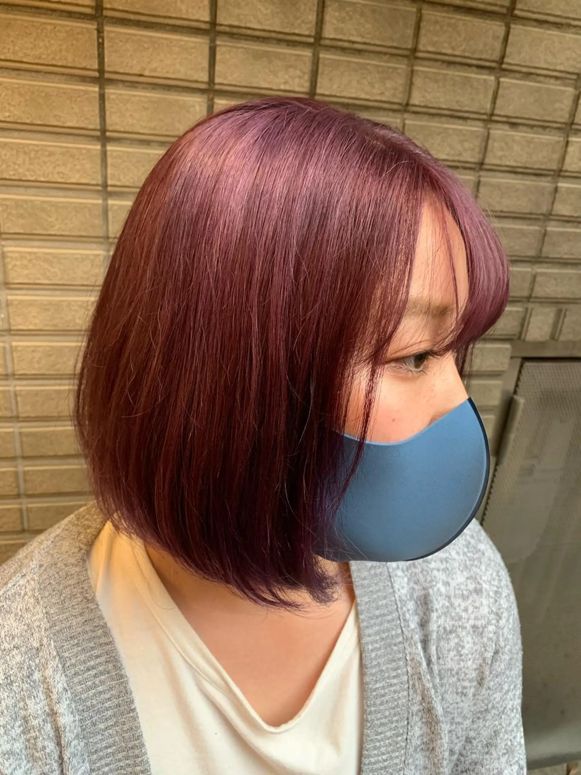 ショート カラー ベージュカラー ブリーチ ケアブリーチ ピンクカラー ピンクベージュ 澤井 佑果のヘアスタイル