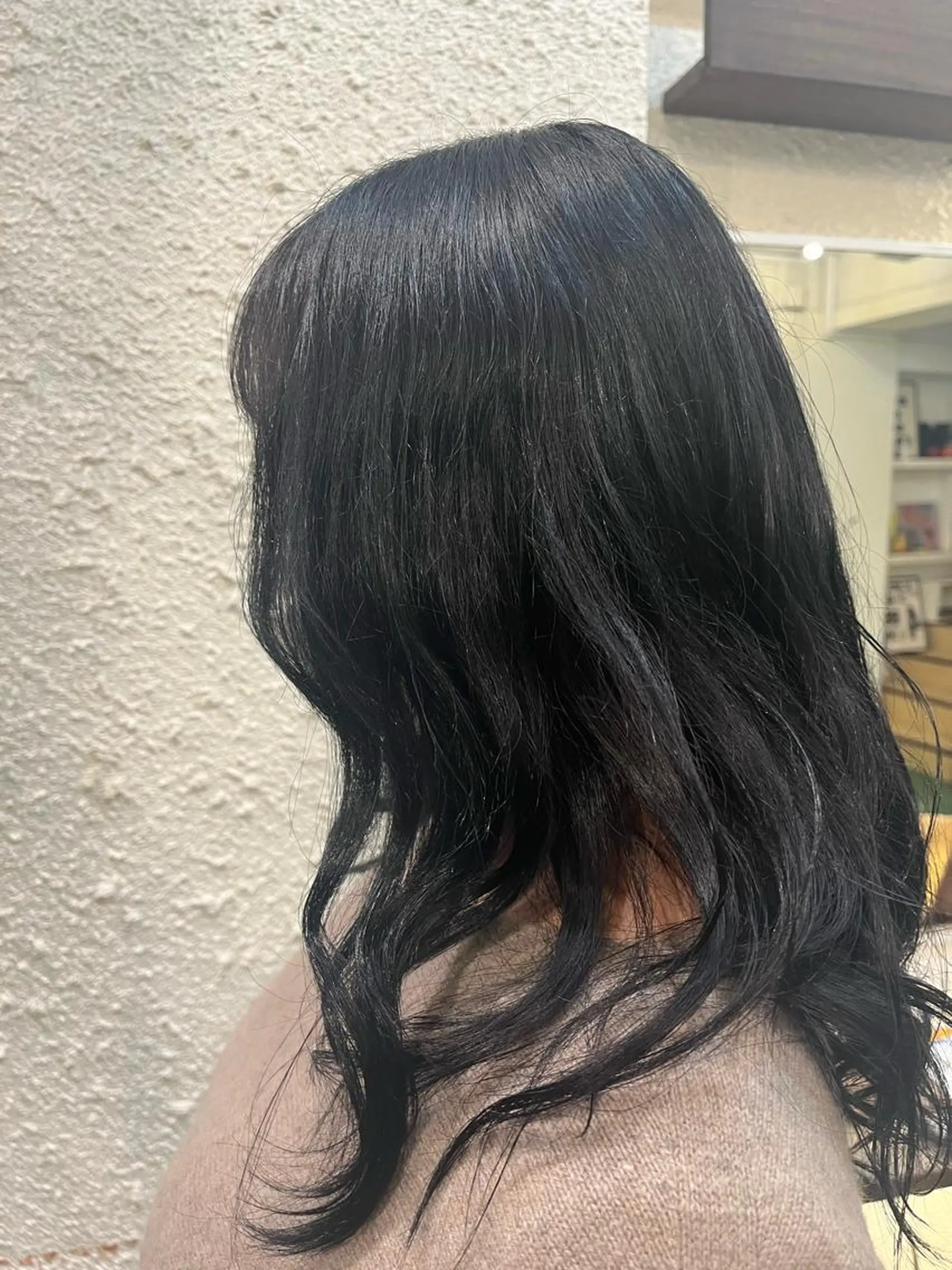 セミロング カラー ♱地雷カラー♱ウルフ ♱ 藍衣 ♱のヘアスタイル