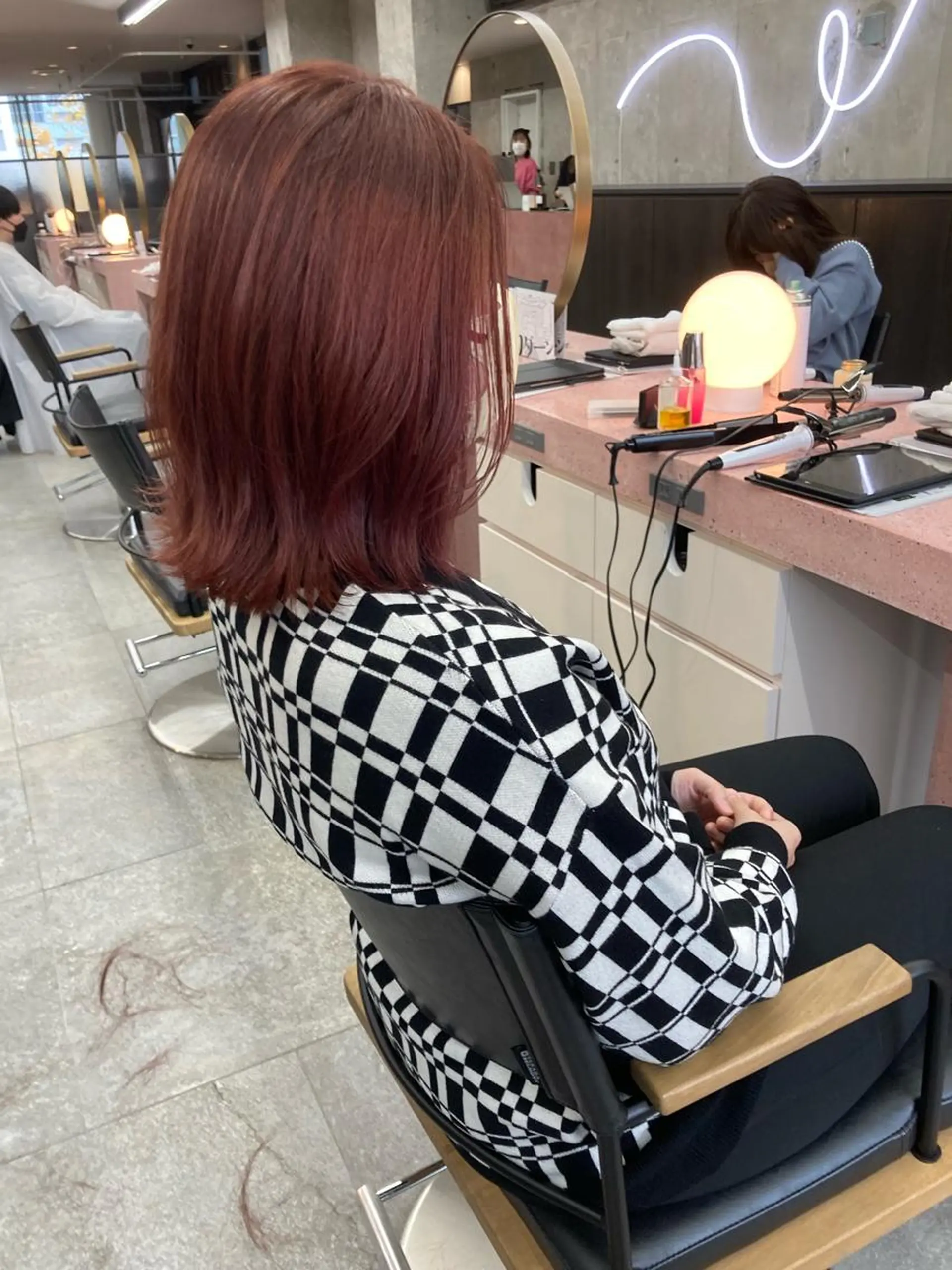 ミディアム カラー カット ヘアカラー トリートメント 小木曽智美 /ボブ/ショートのヘアスタイル