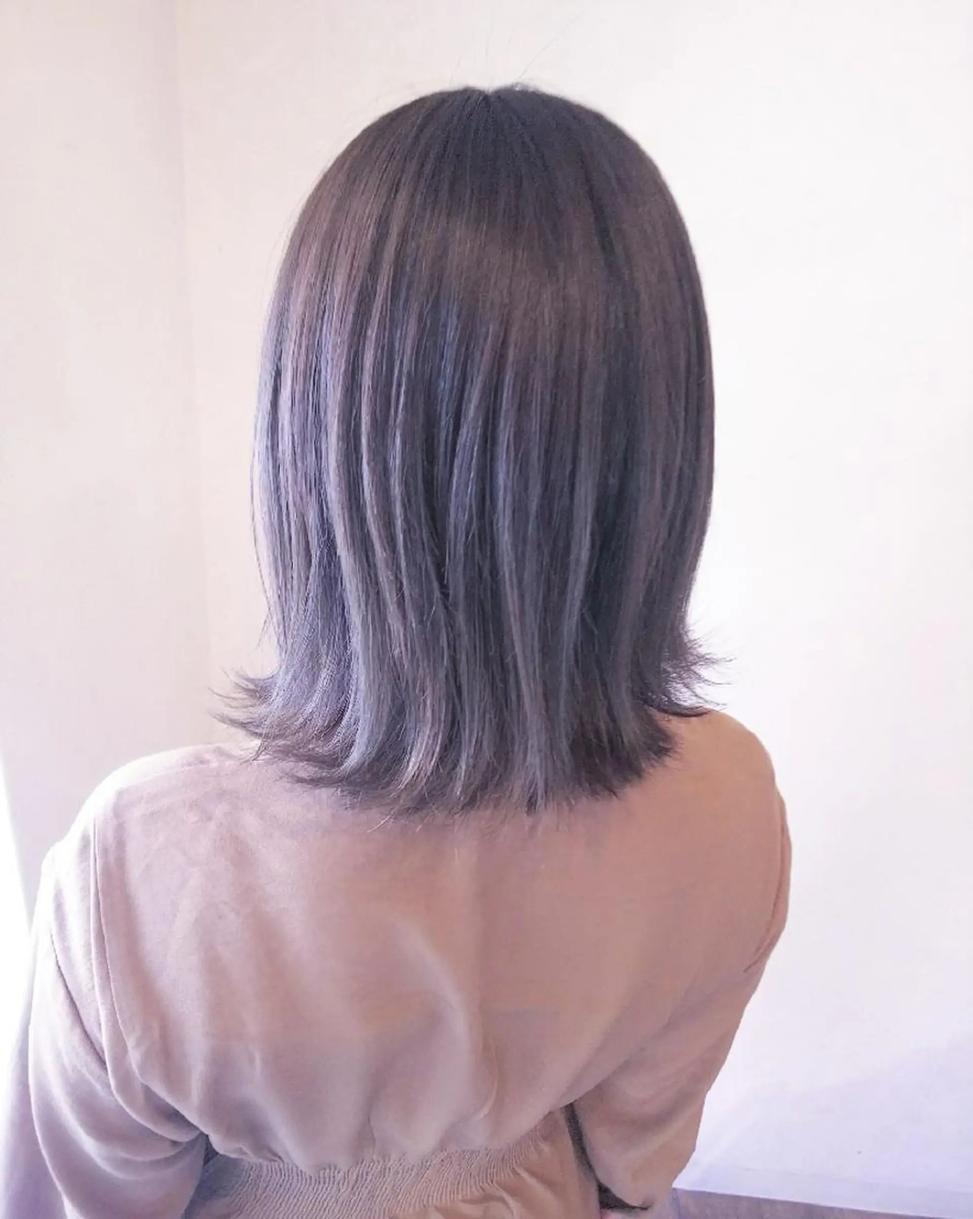 ミディアム カラー ベージュカラー ショコラベージュ JIL BLAN 京都所属・RU RIのヘアスタイル