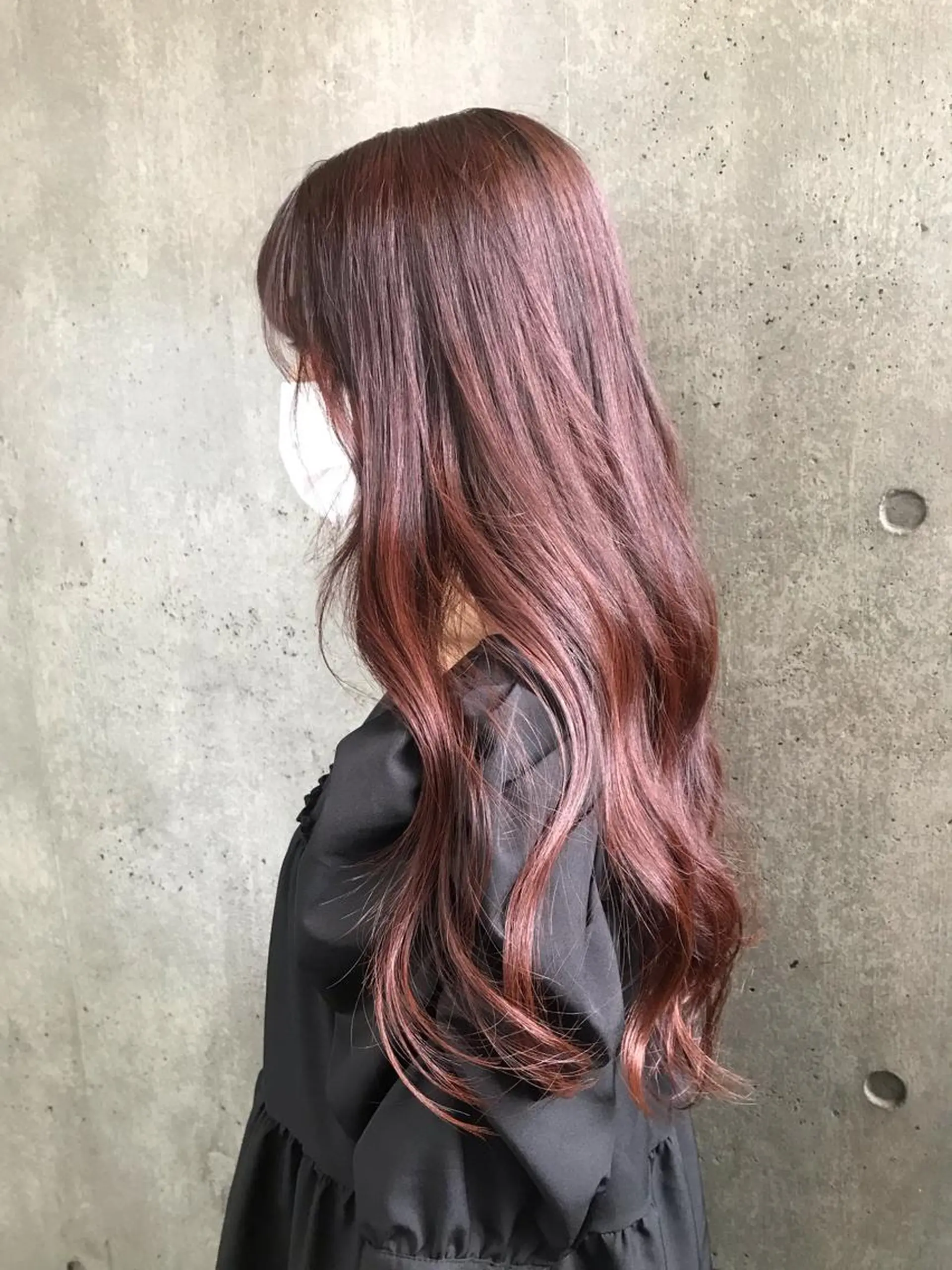 ロング カラー もりたみかこ 美容師お休み中のヘアスタイル