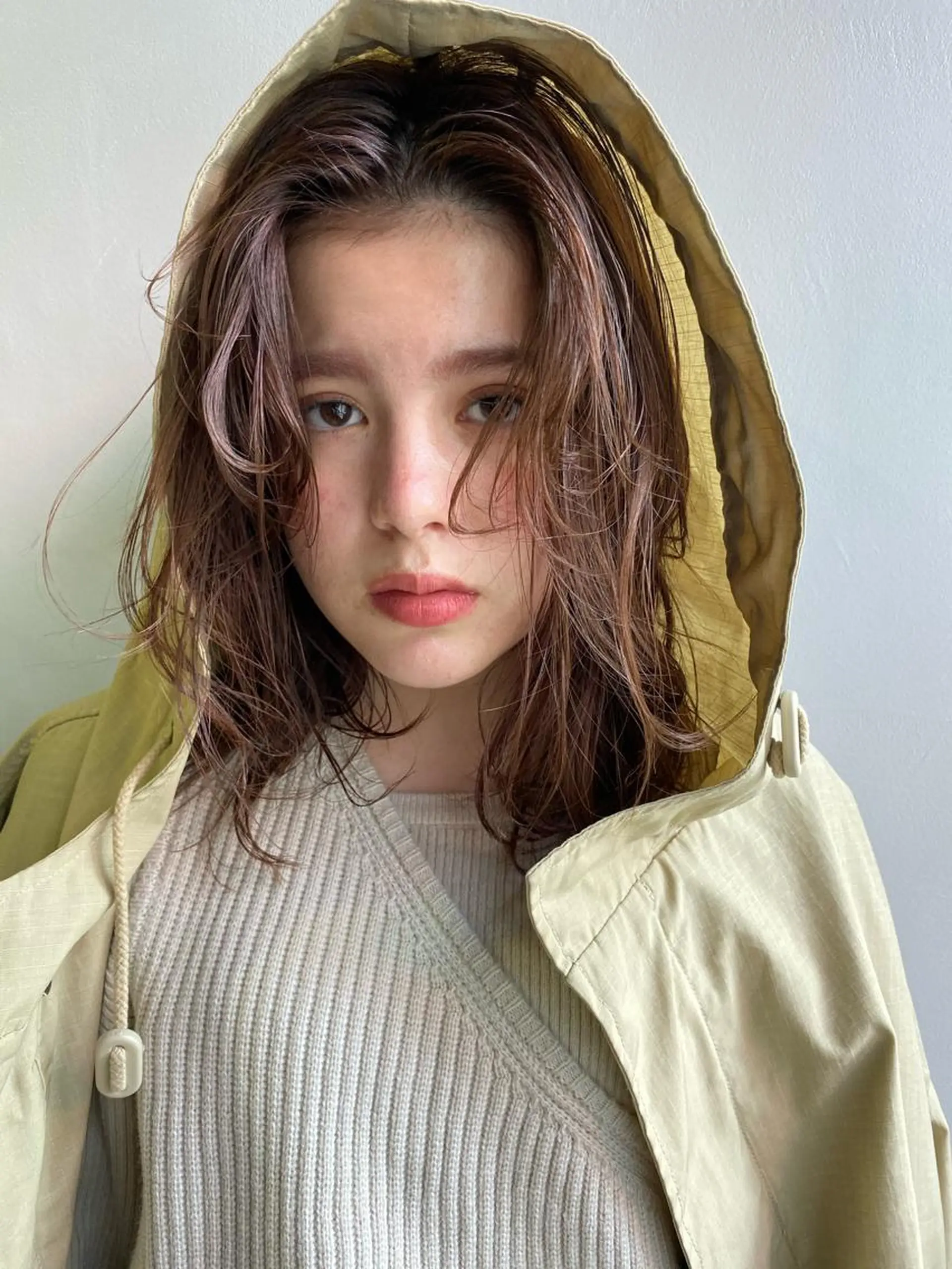 セミロング カラー 当日予約大歓迎💗 依田瑞希のヘアスタイル