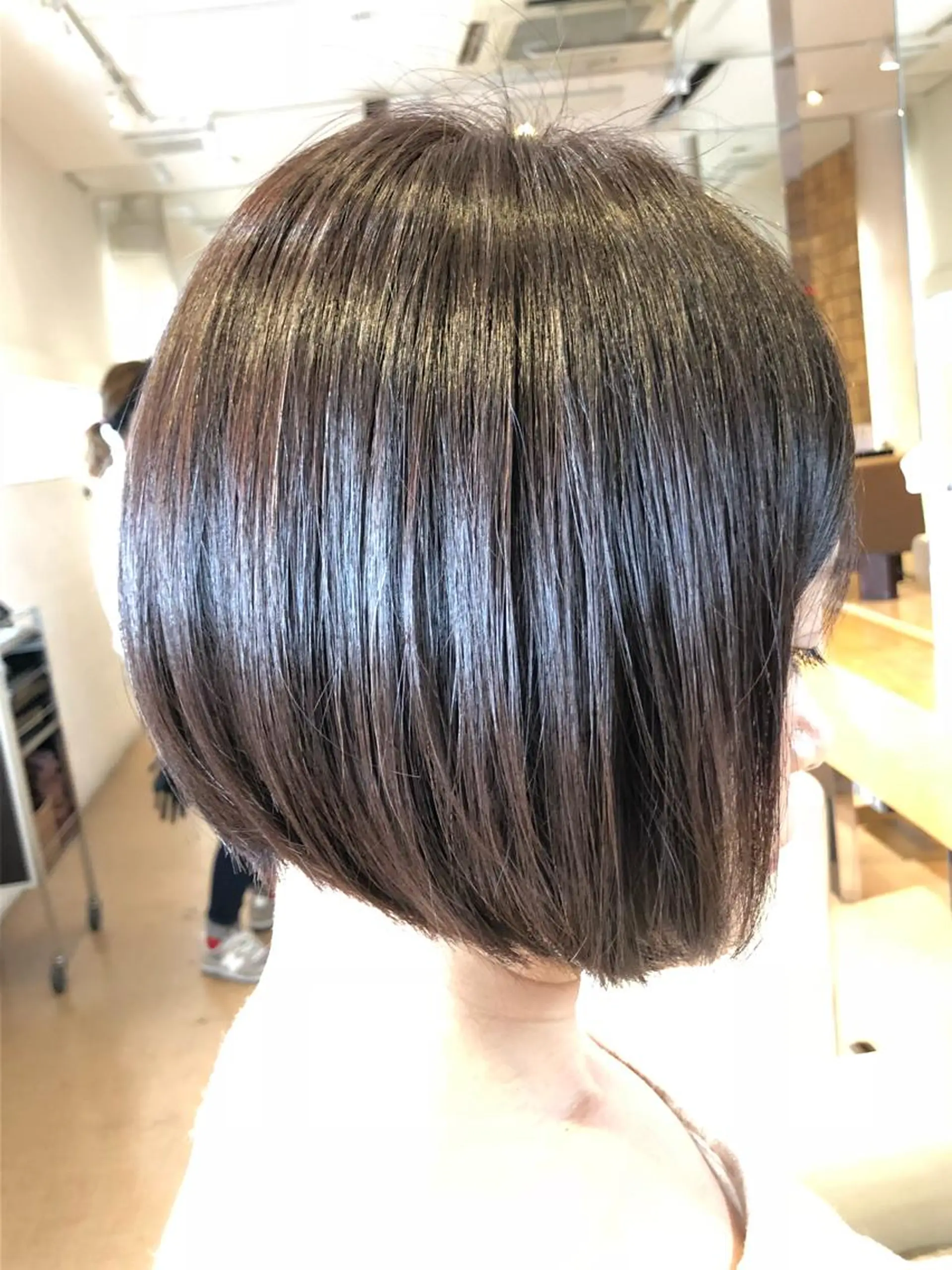 ショート カット 縮毛矯正 RICHAIR　山﨑 直也のヘアスタイル