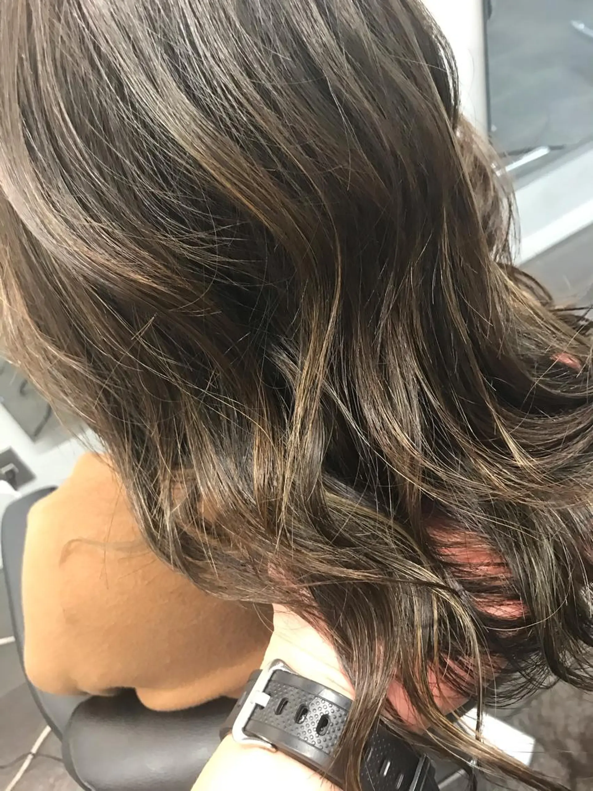 ロング カラー ハイライトカラー ハイライト デジタルパーマ💫/ 似合わせカット✂️のヘアスタイル