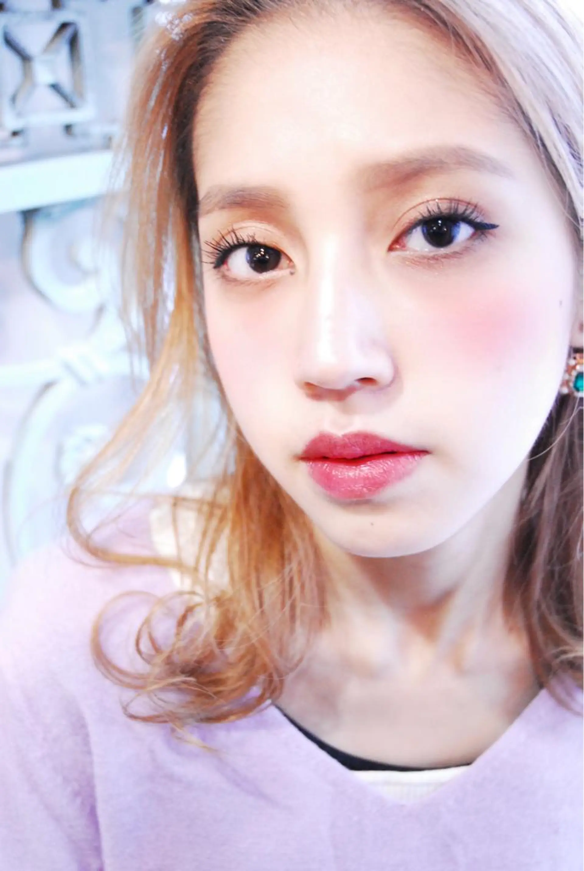 ミディアム カラー パーマ ヘアアレンジ メンズ 表参道Lise おおいしおりのヘアスタイル