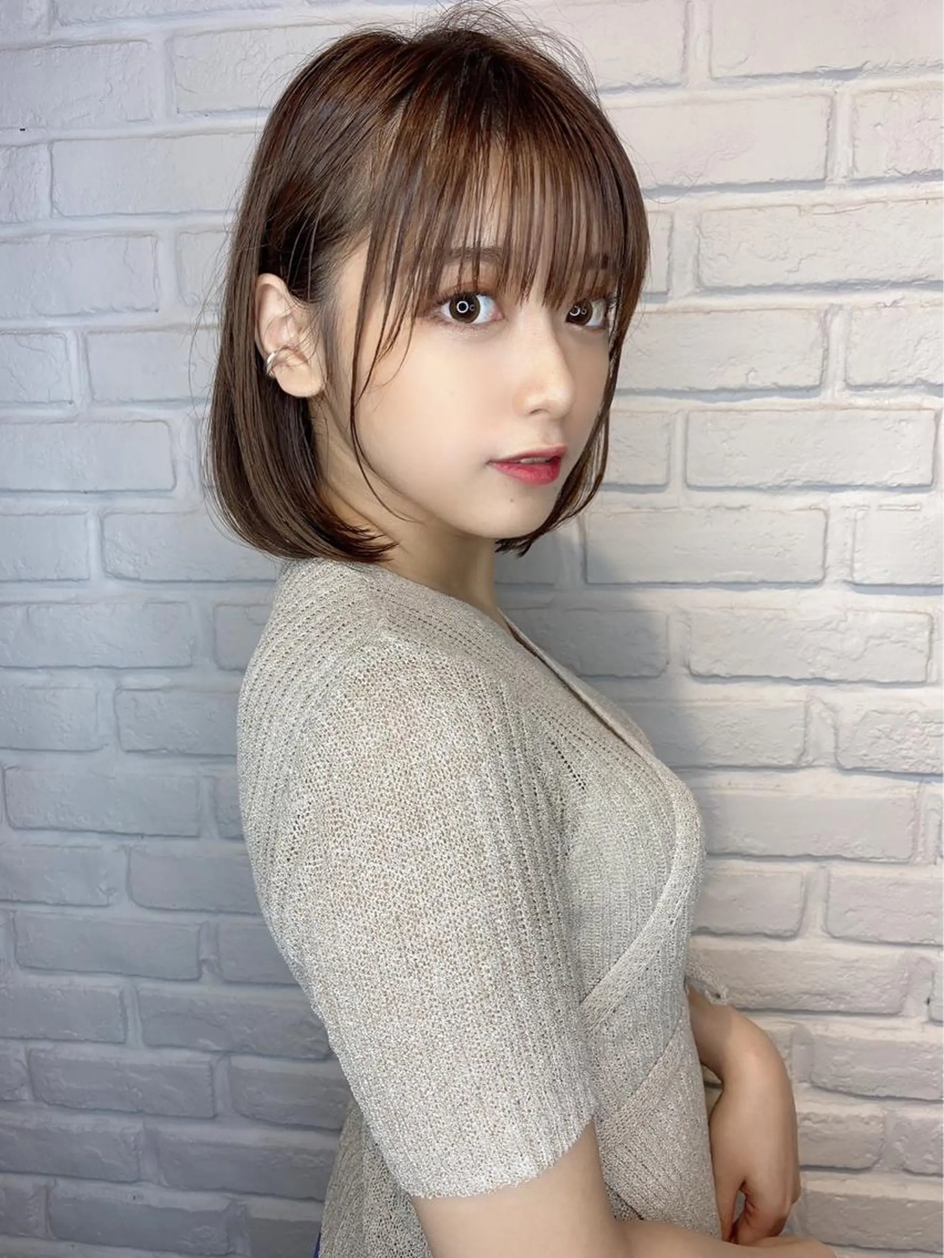 ショート カラー ショートボブ ボブ ショートヘア 黒木 栞のヘアスタイル