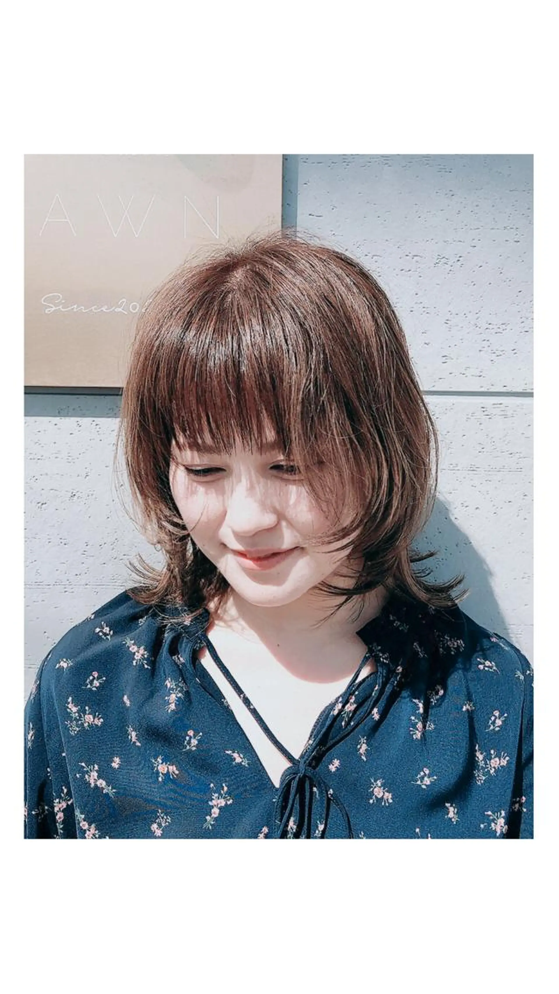 ミディアム カラー ミディアムレイヤー レイヤーカット 似合わせカット ウルフカット ウルフレイヤー カット ヘアカラー hair salon FAWN🦌のヘアスタイル