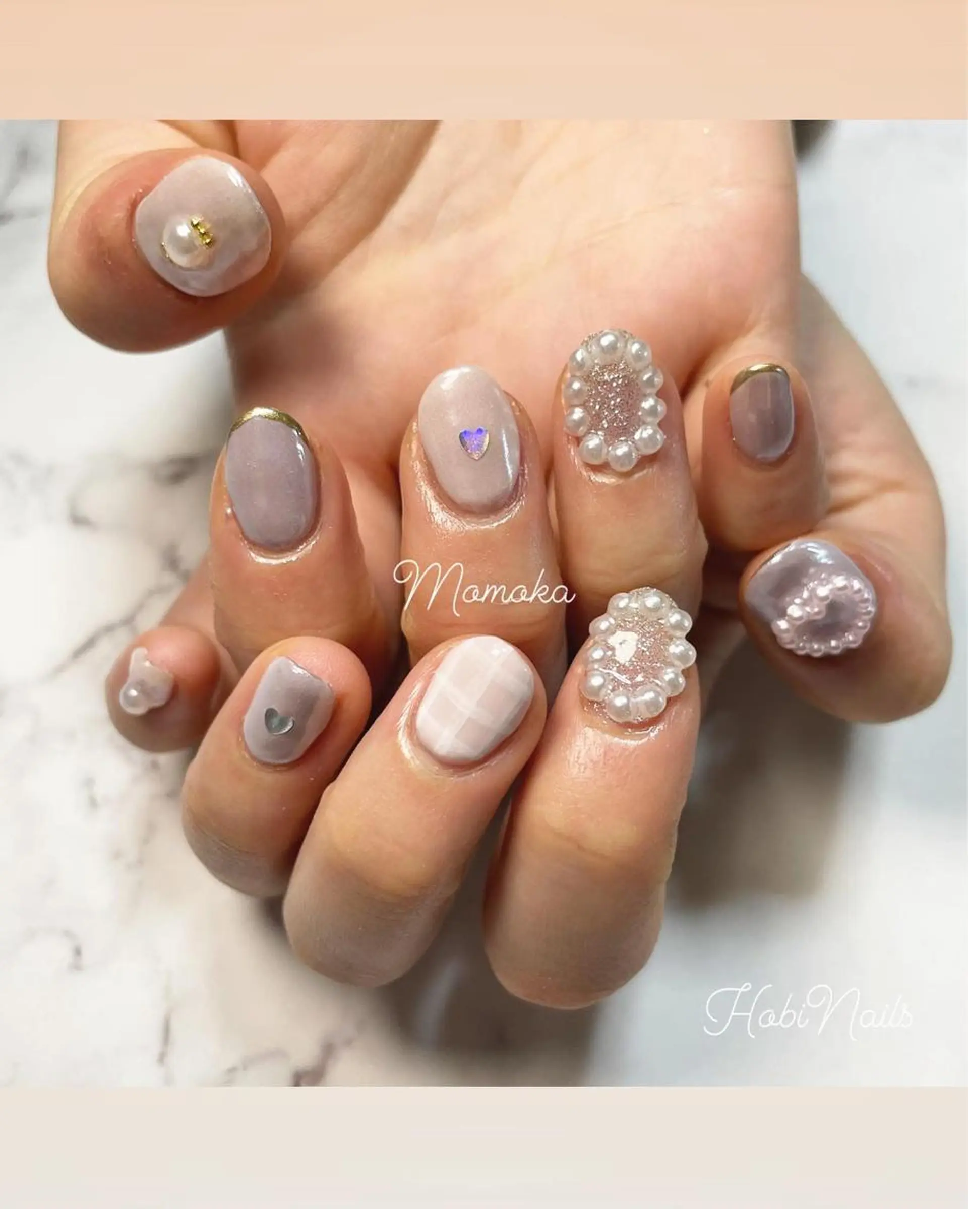 ネイル ガーリー Momo nailsalonのネイルデザイン